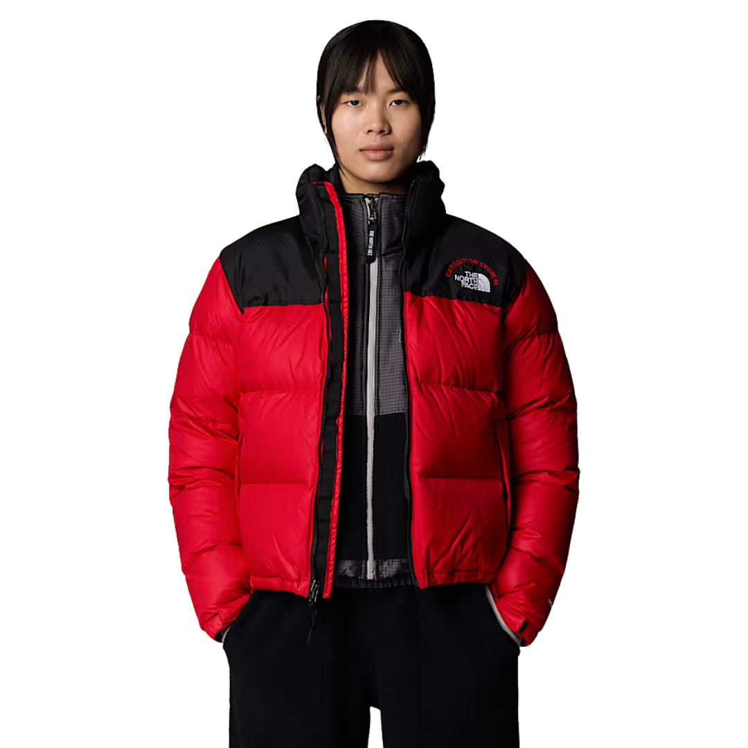 The North Face 1996 Womens Retro Nuptse 700 Fill Packable Jacket - Red