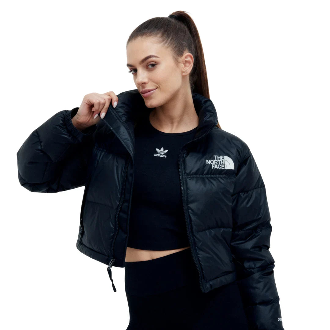 Bunda The North Face Womens Nuptse 700 Fill Short Jacket Black - SneakerDefinition