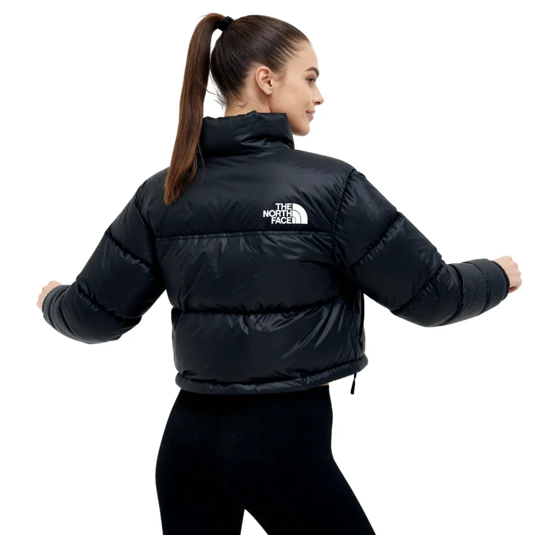 Bunda The North Face Womens Nuptse 700 Fill Short Jacket Black - SneakerDefinition