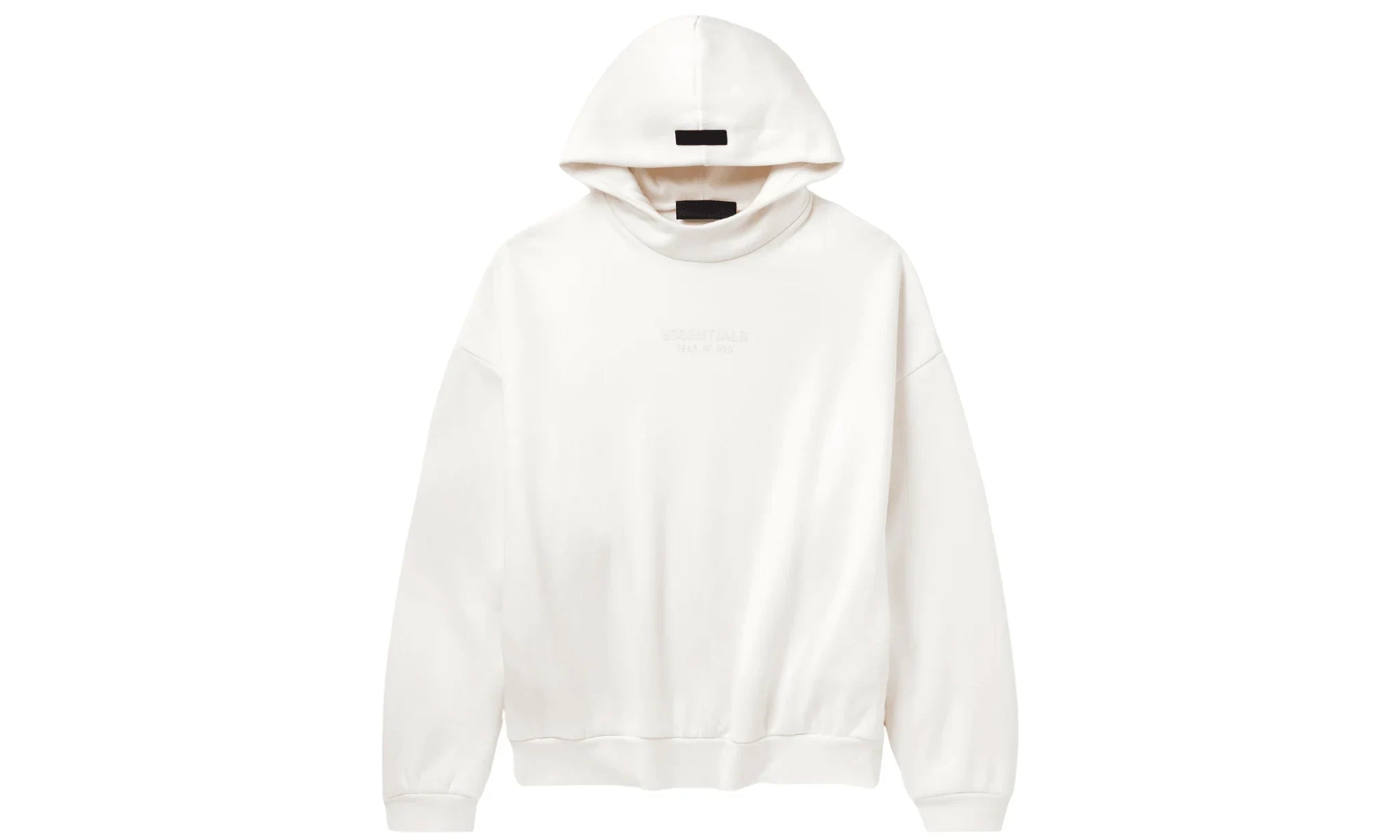 Mikina Fear Of God Essentials Logo-Appliquéd Hoodie White - SneakerDefinition