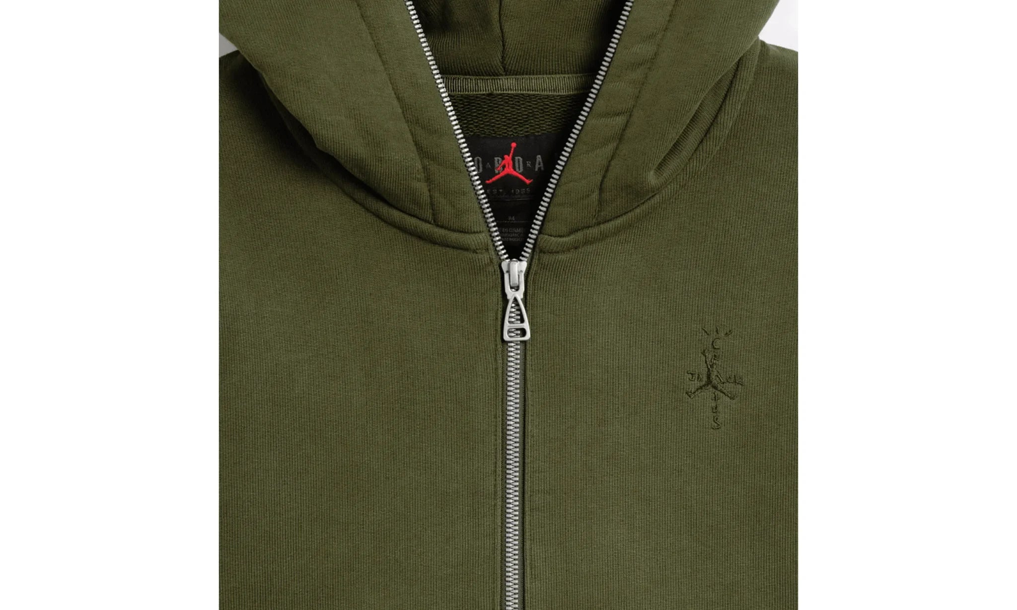 Mikina Jordan x Travis Scott Full-Zip Hoodie Cargo Khaki - SneakerDefinition