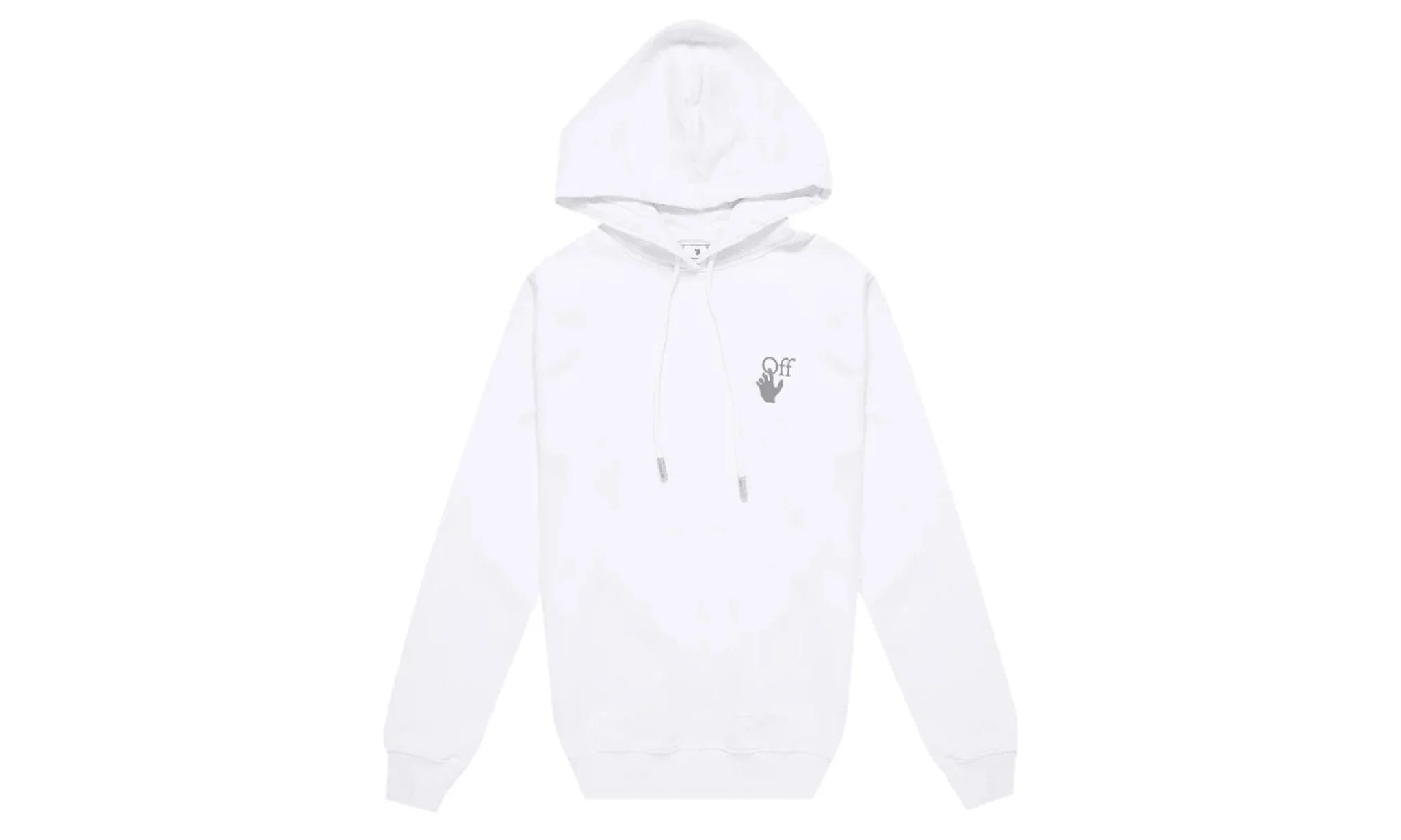 Mikina Off-White Chine Arrows Reg Hoodie 2021 White - SneakerDefinition