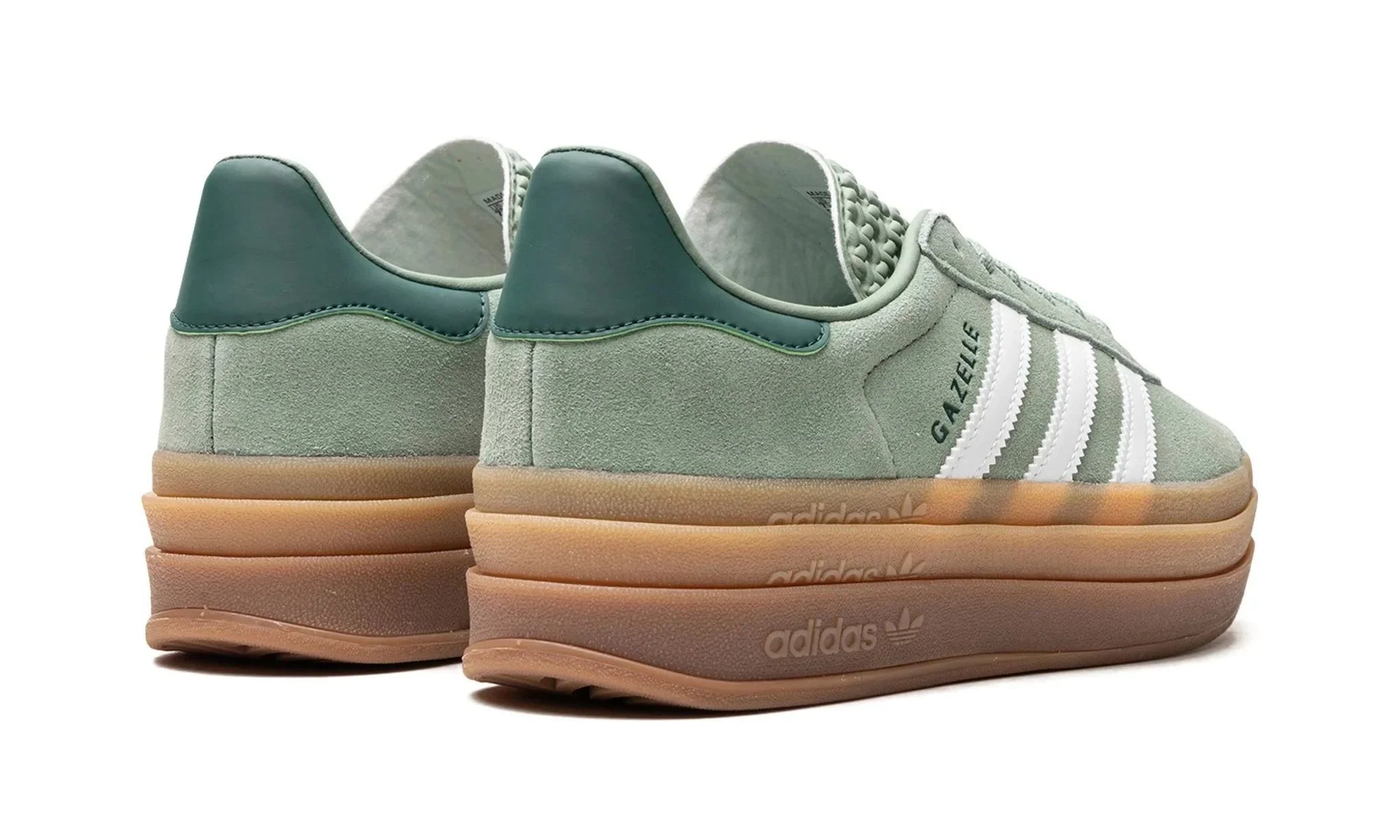 Obuv Adidas Gazelle Bold Silver Green Gum (W) - SneakerDefinition
