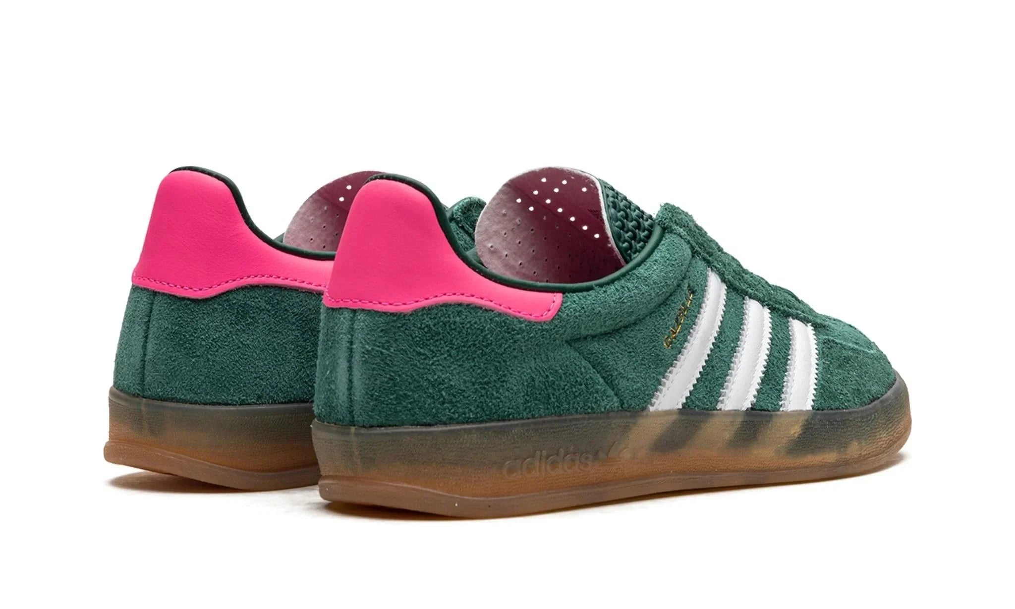 Obuv Adidas Gazelle Indoor Collegiate Green Lucid Pink - SneakerDefinition