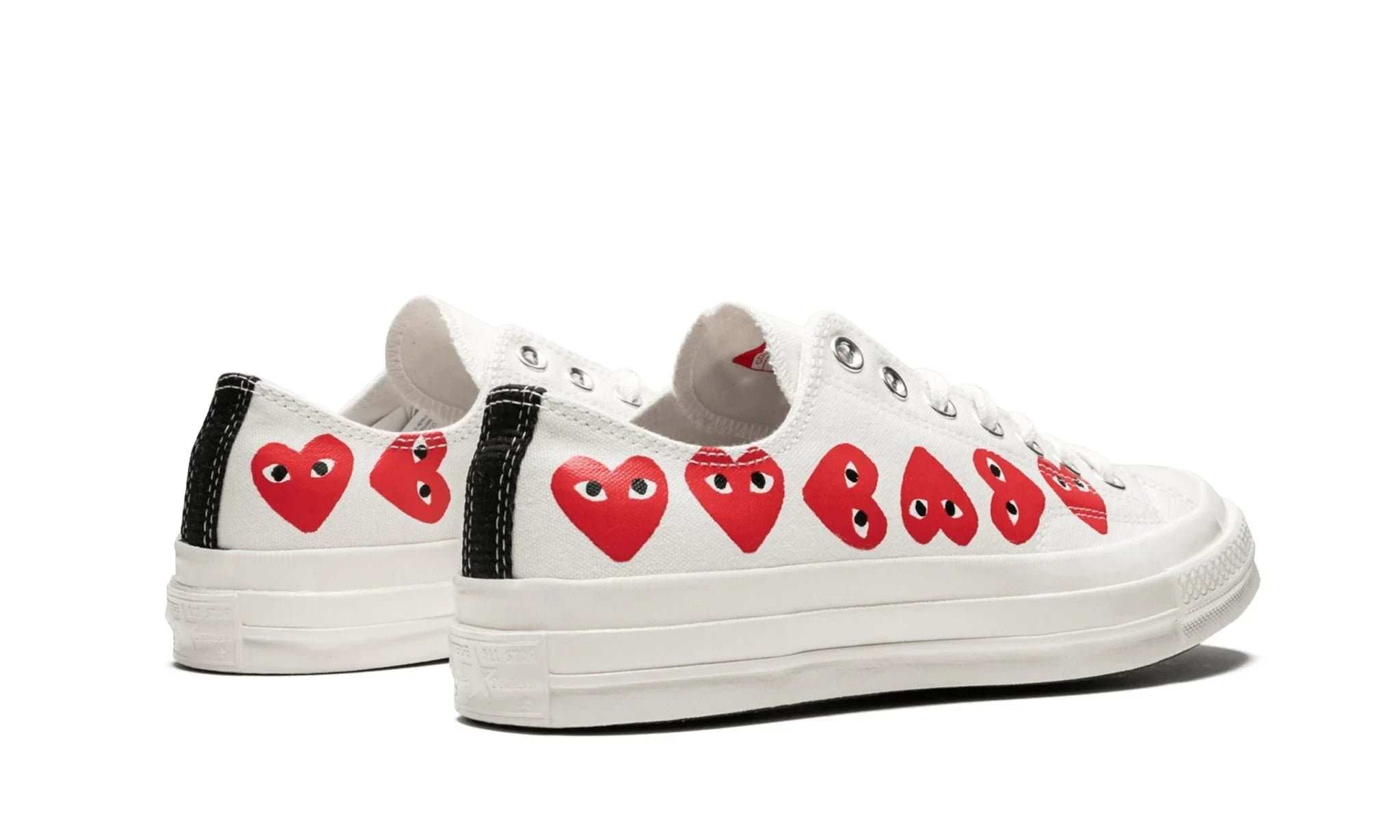 Obuv Converse Chuck Taylor All Star 70 Ox Comme des Garcons PLAY Multi-Heart White - SneakerDefinition