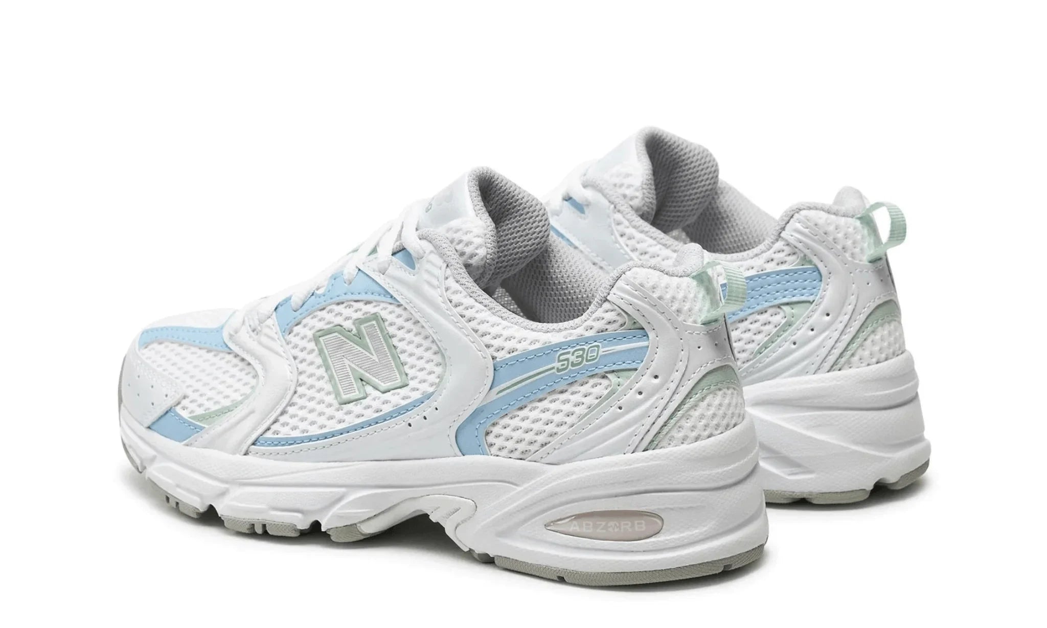 Obuv New Balance 530 White Light Chrome Blue Clay Ash - SneakerDefinition