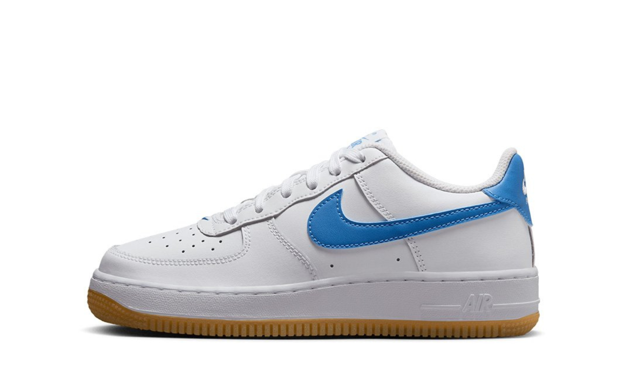 Obuv Nike Air Force 1 Low White Gum Blue Beyond (GS) - SneakerDefinition