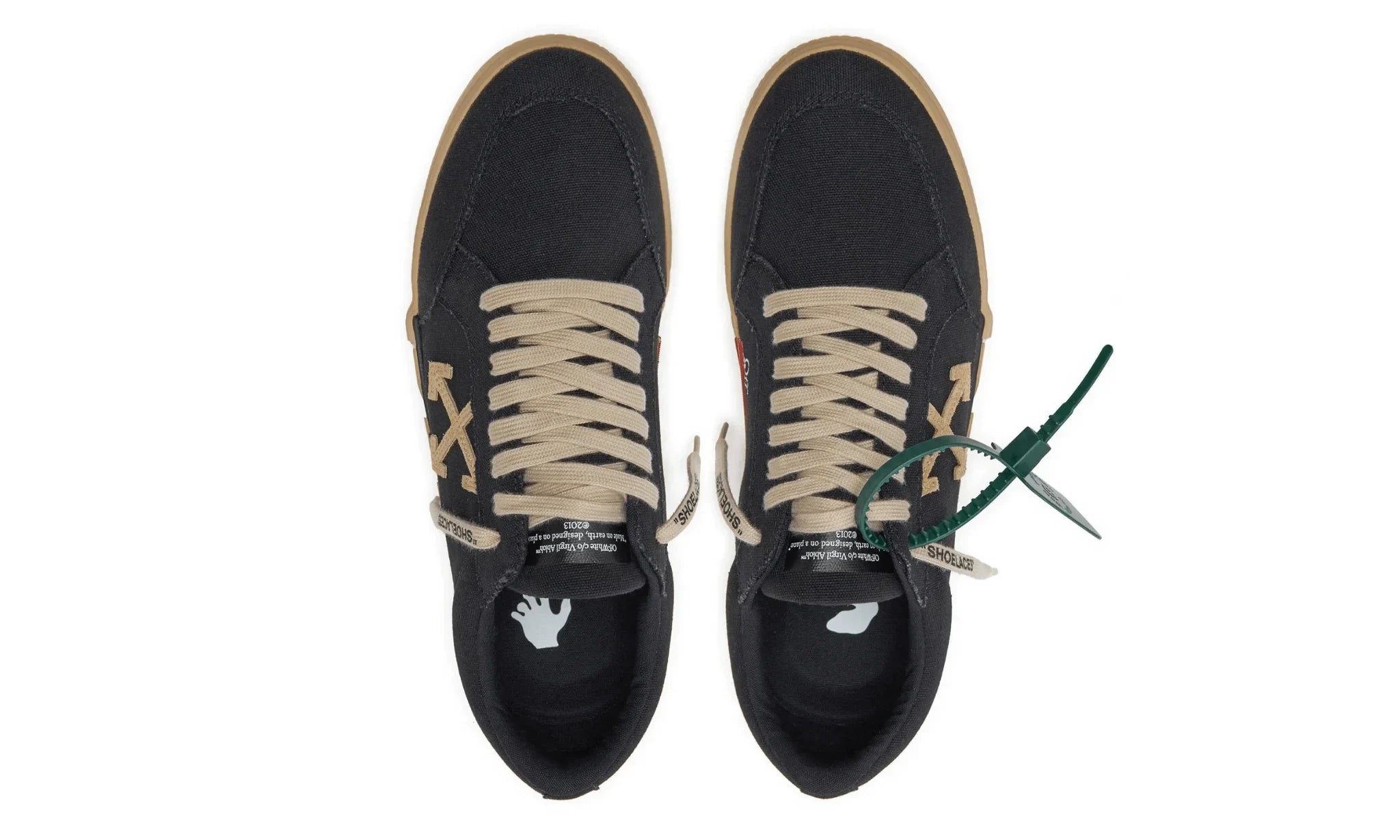 Obuv Off-White Vulc Low Sneaker Black Beige - SneakerDefinition