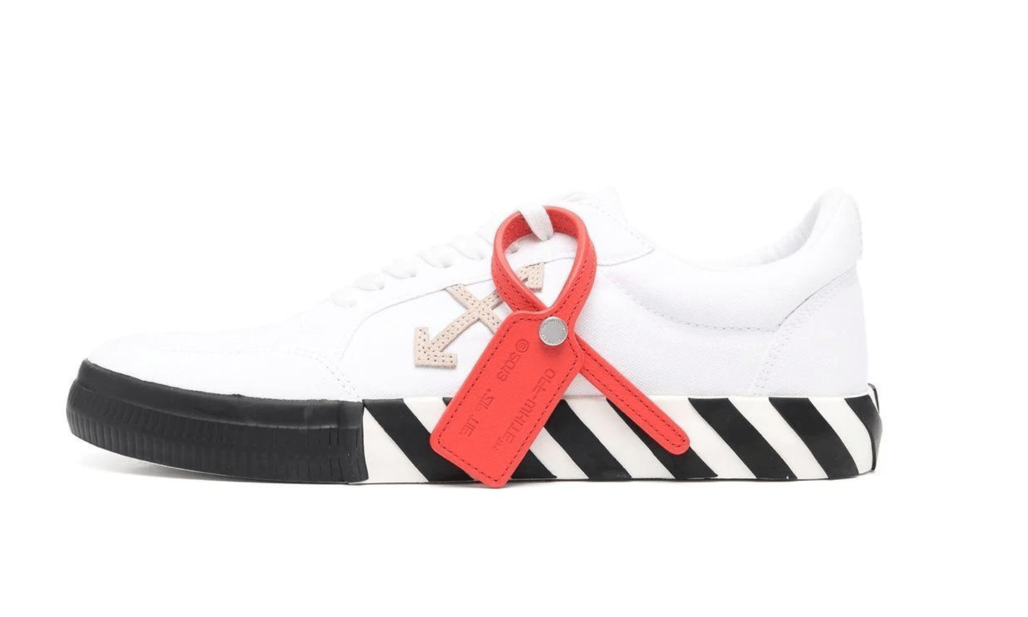 Obuv OFF-WHITE Vulc Sneaker White Black Sand - SneakerDefinition