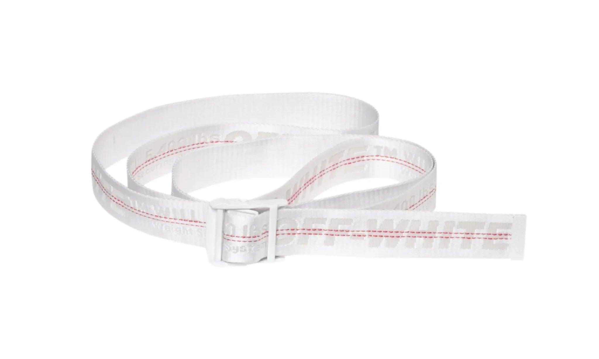 Opasky OFF-WHITE Industrial Belt White - SneakerDefinition