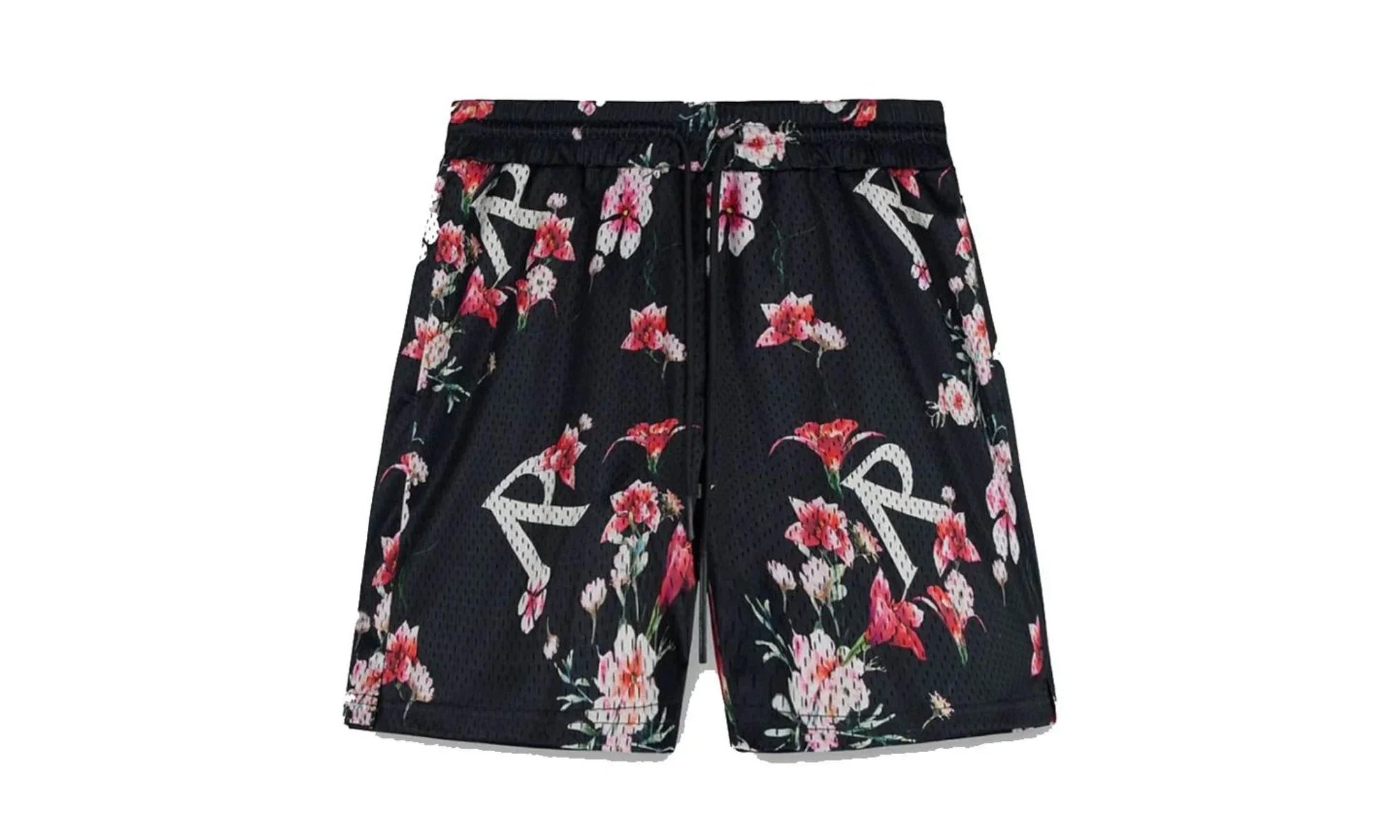 Šortky Represent Floral Mesh Shorts Black - SneakerDefinition