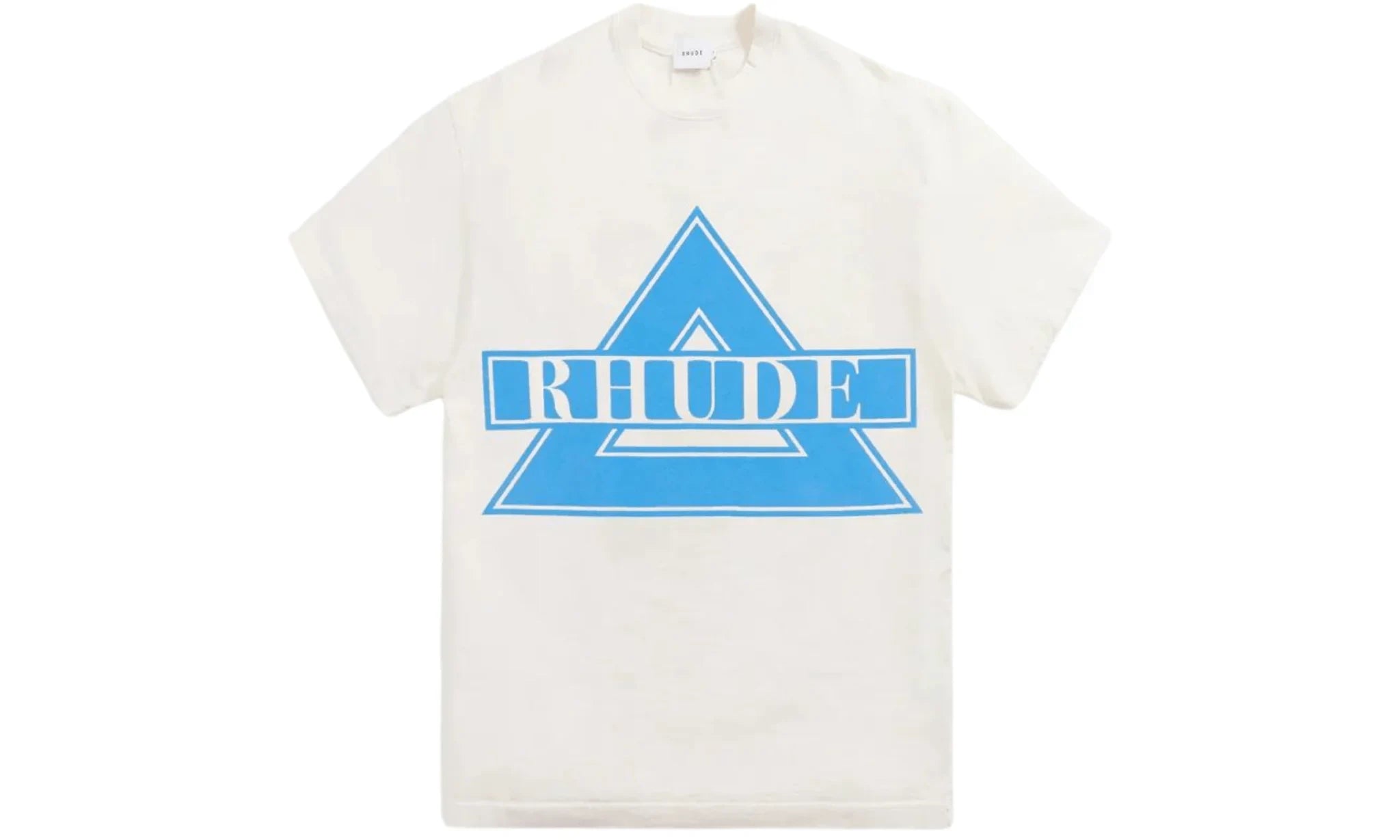 Trička Rhude Triangle Tee Vintage White - SneakerDefinition