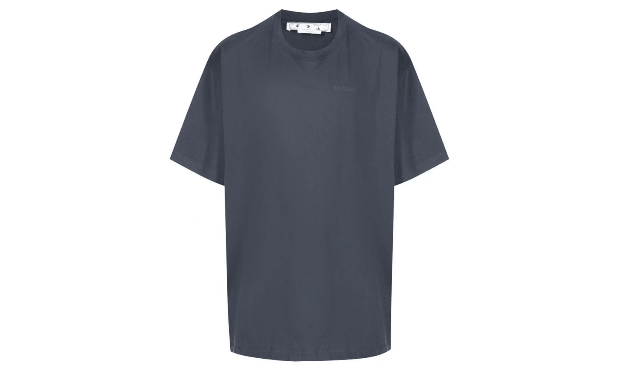 Tričko OFF-WHITE Rubber Diagonals Oversized T-Shirt Washed Black - SneakerDefinition