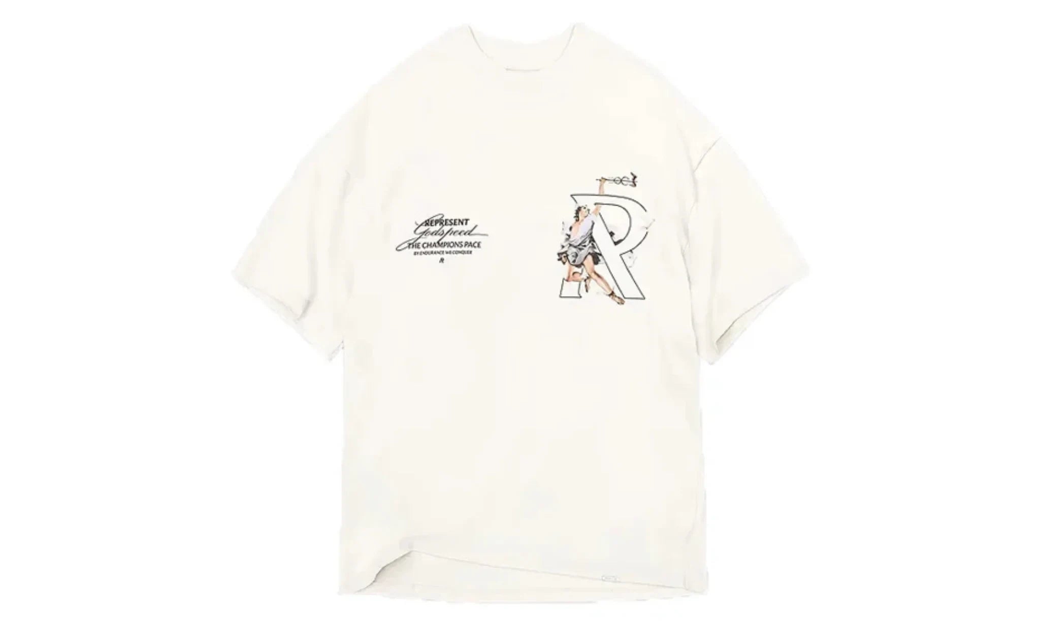 Tričko Represent Hermes T-Shirt - Flat White - SneakerDefinition