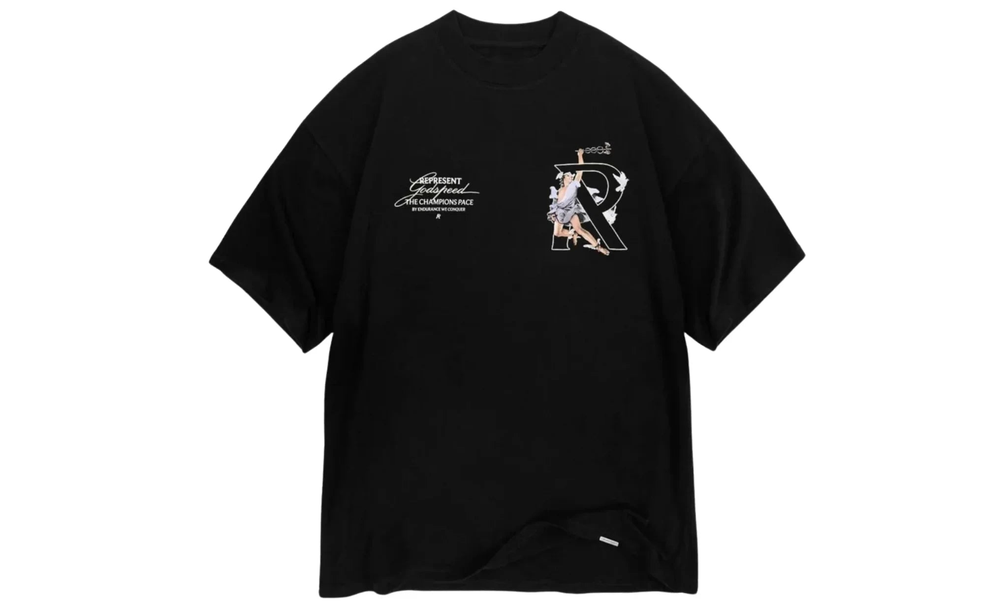 Tričko Represent Hermes T-Shirt - Jet Black - SneakerDefinition