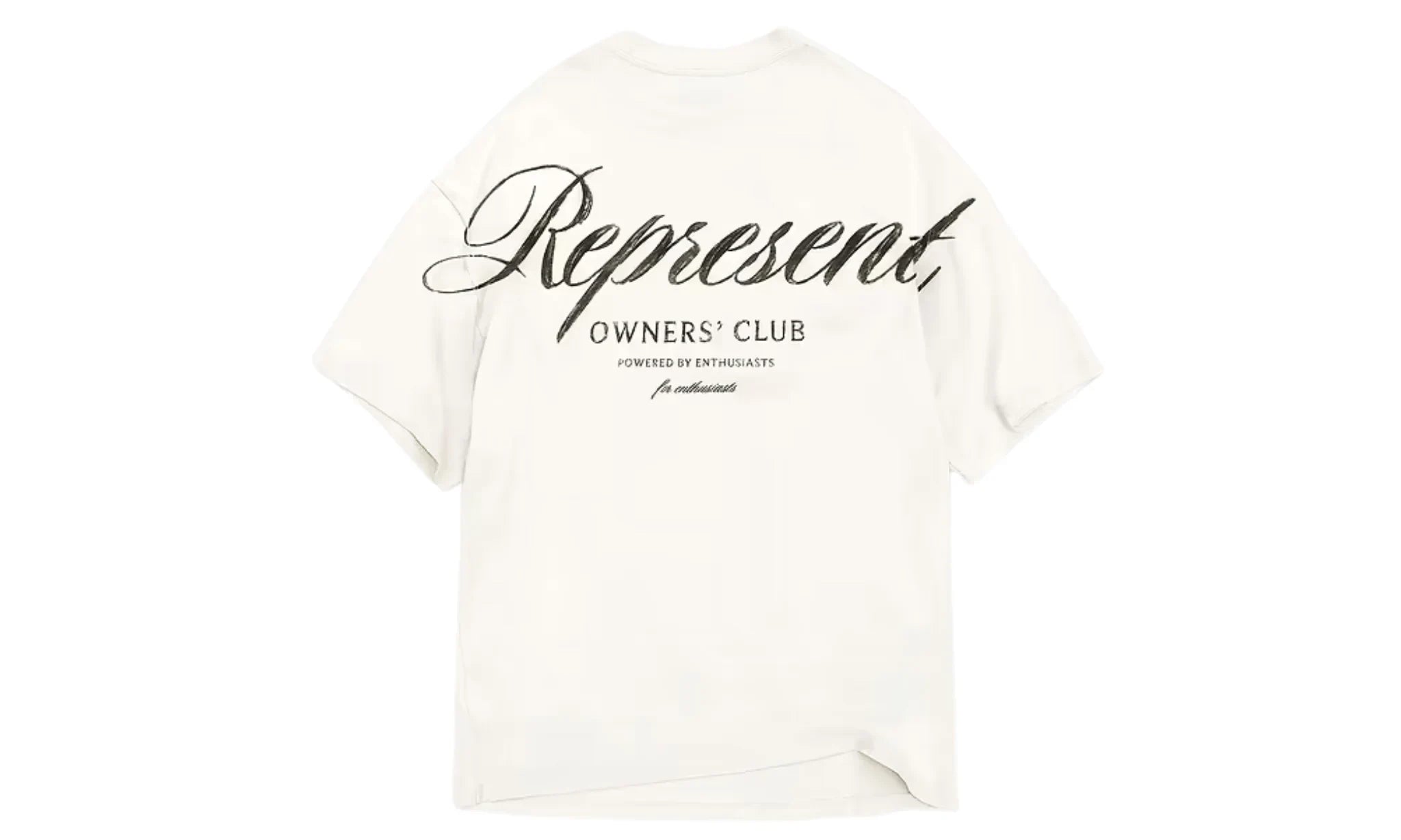 Tričko Represent Owners Club Script T-Shirt - Flat White - SneakerDefinition