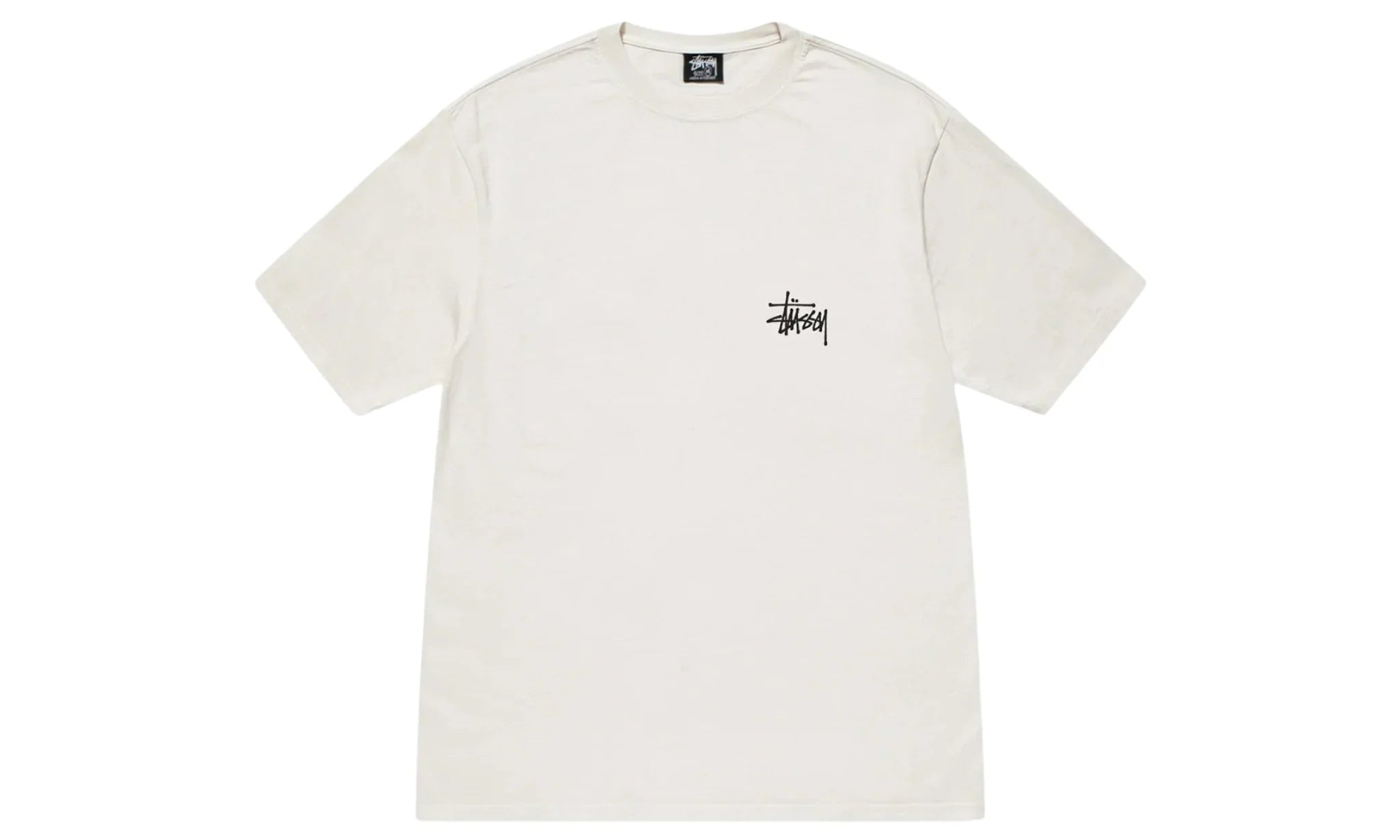 Tričko Stüssy Basic Tee Pigment Dyed Natural - SneakerDefinition
