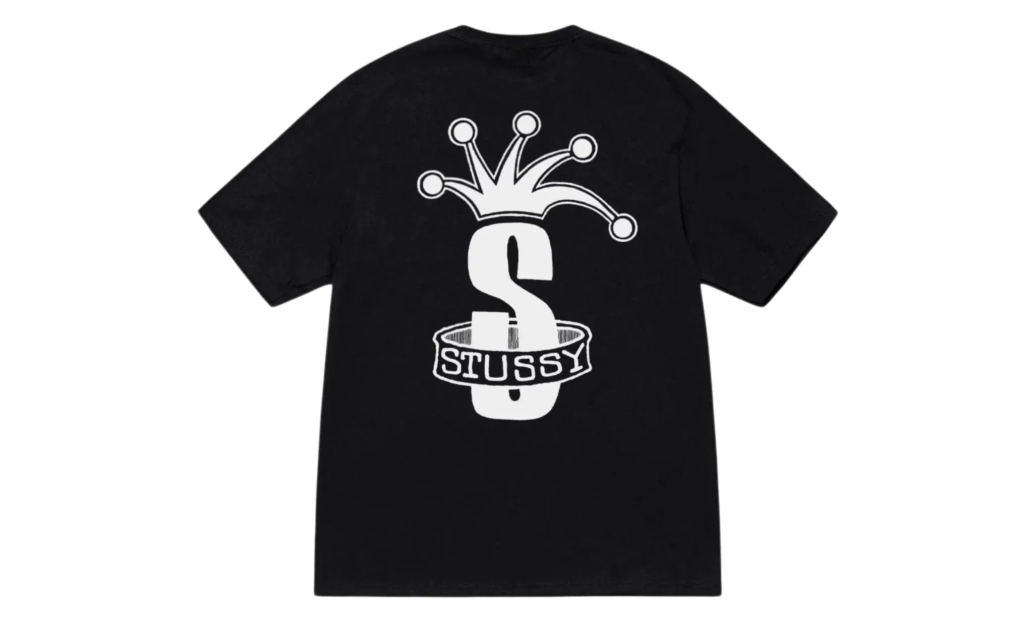 Tričko Stüssy Crown Band Tee Black - SneakerDefinition