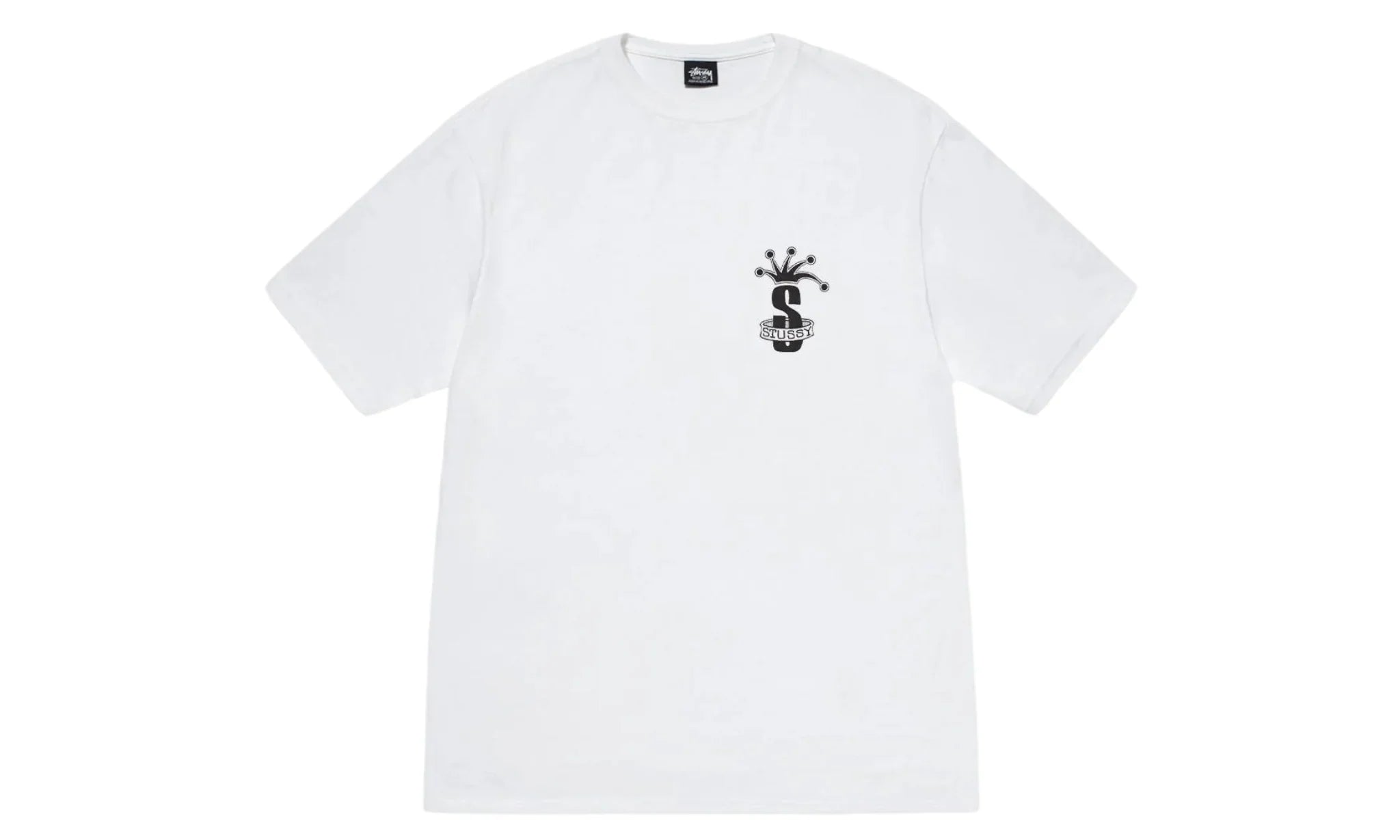 Tričko Stüssy Crown Band Tee White - SneakerDefinition