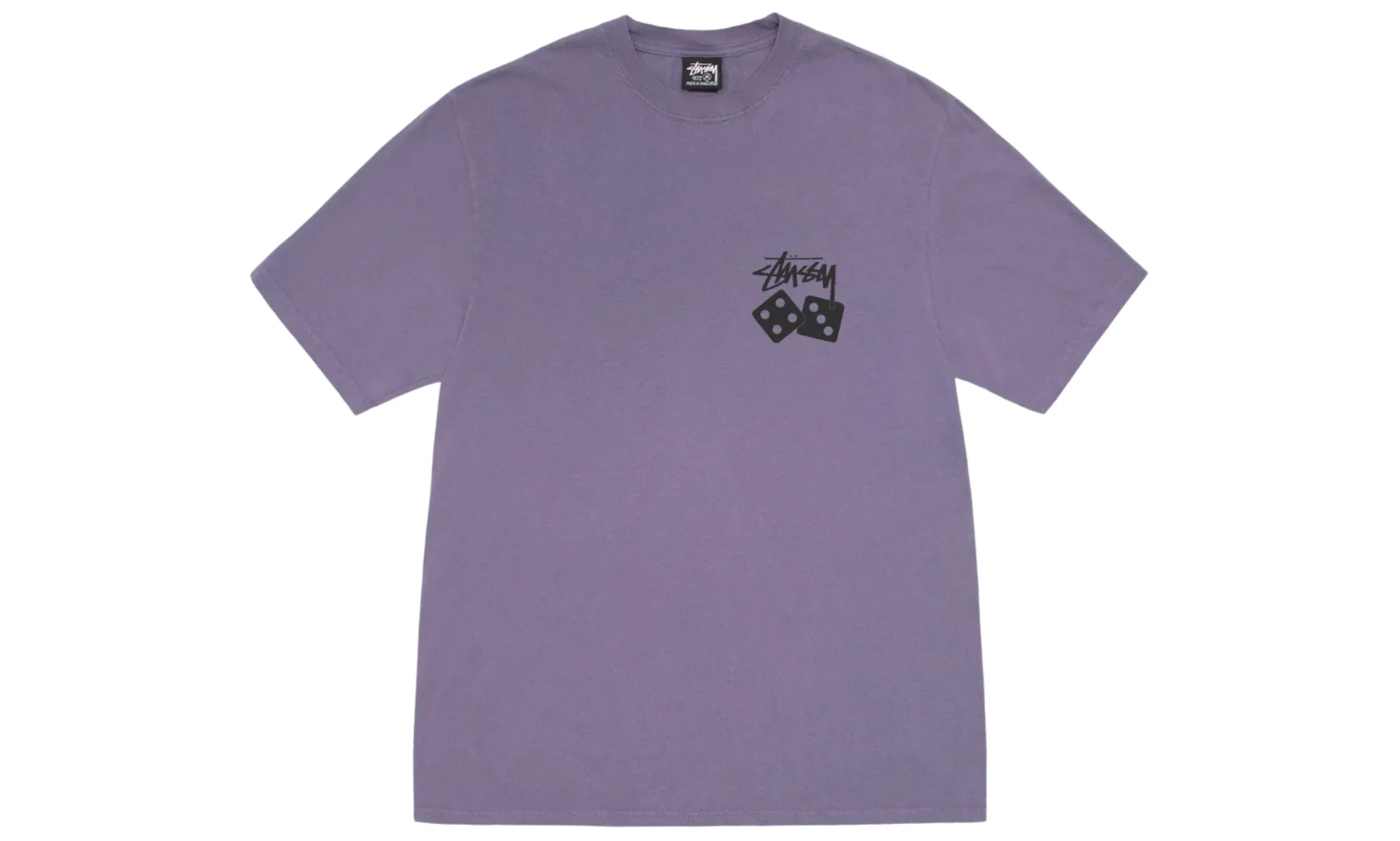 Tričko Stüssy Dice Tee Pigment Dyed Grape - SneakerDefinition