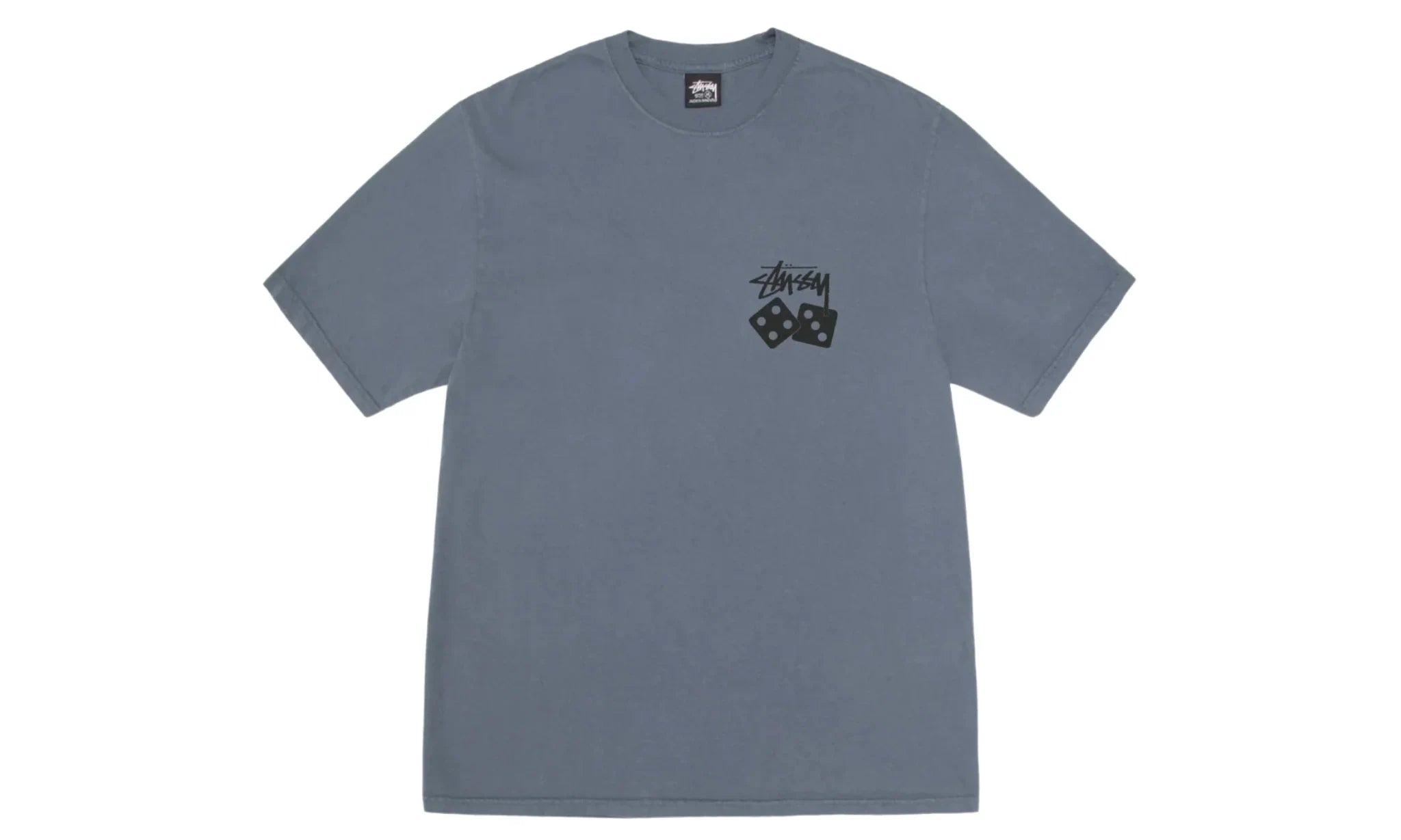 Tričko Stüssy Dice Tee Pigment Dyed Navy - SneakerDefinition
