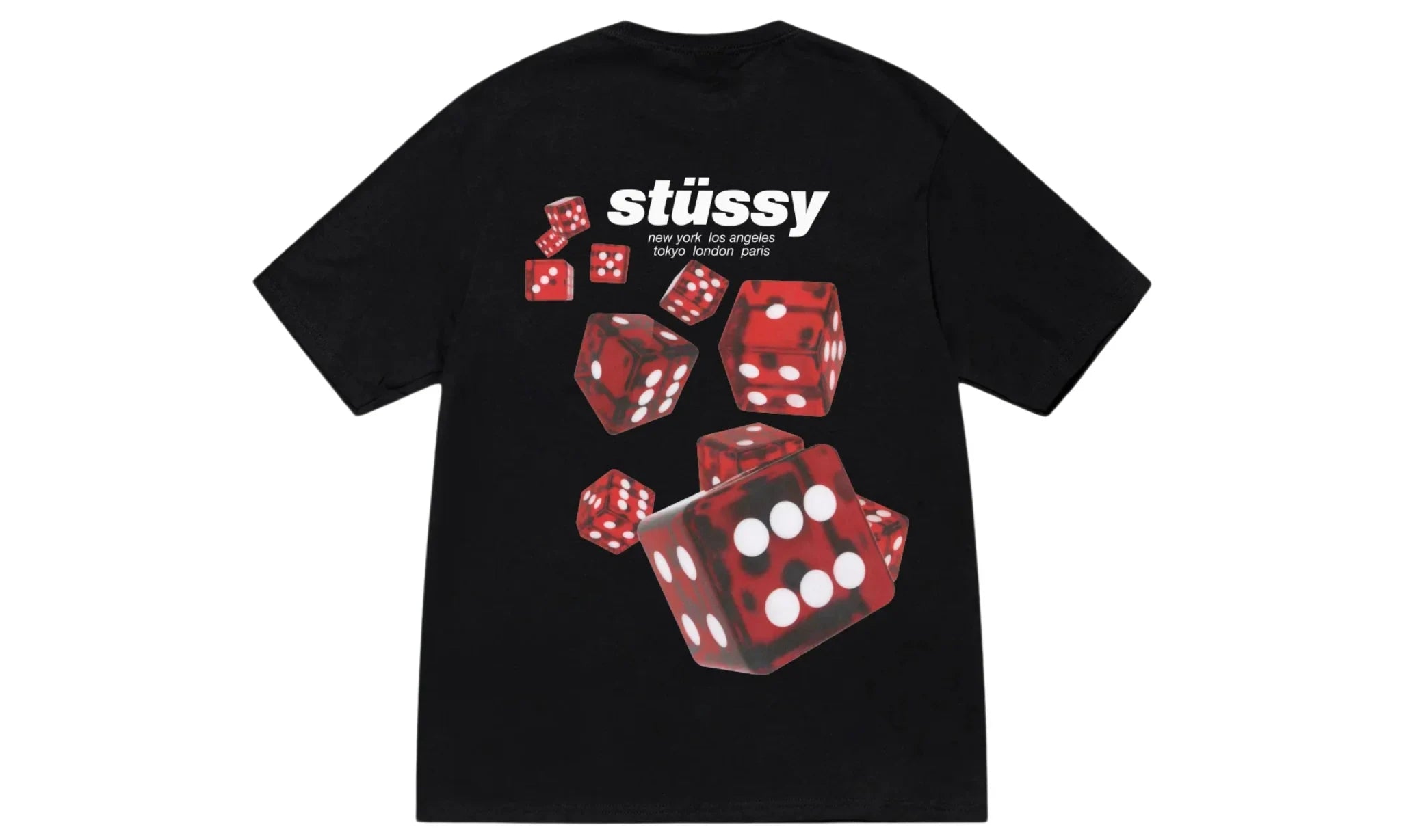 Tričko Stüssy Rollers T-Shirt Black - SneakerDefinition
