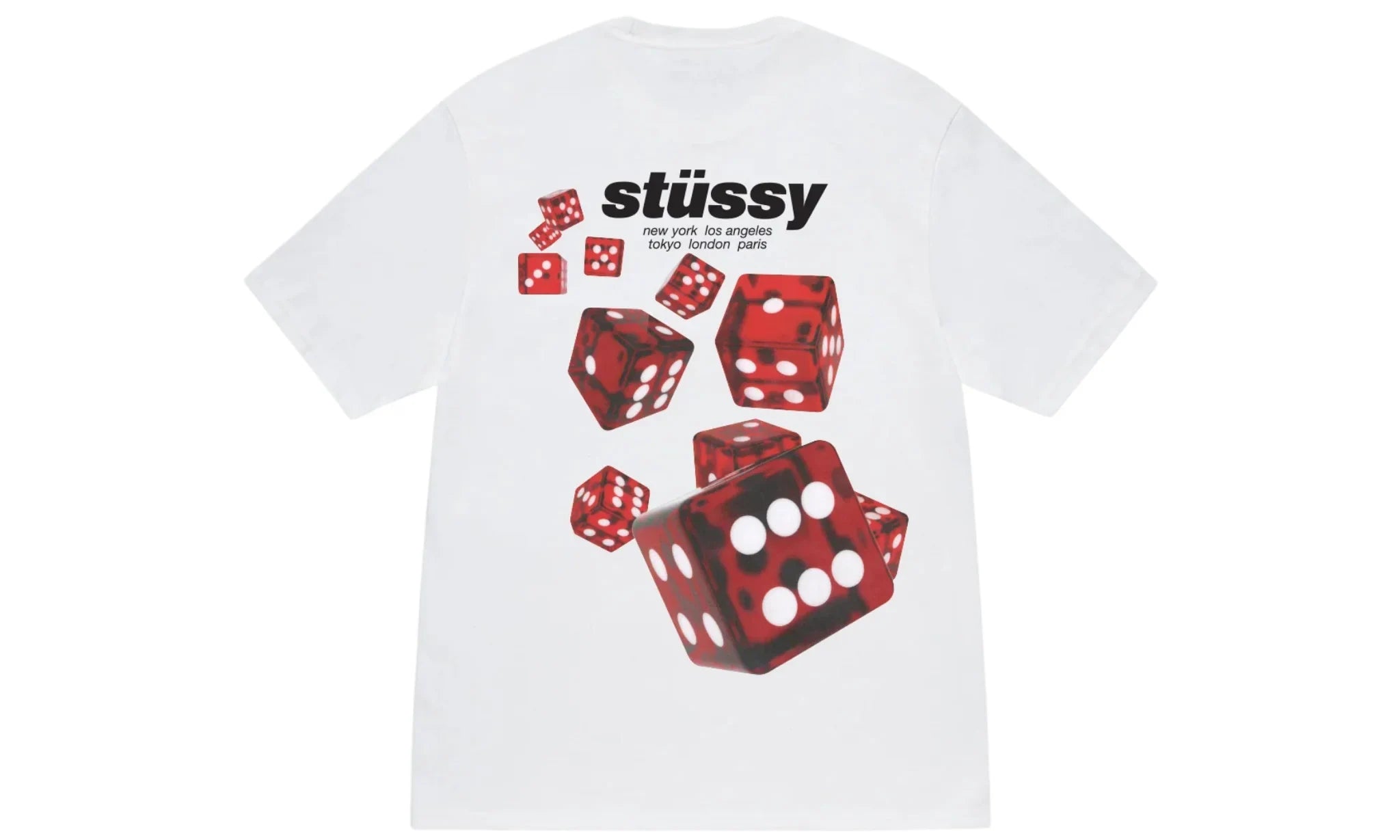 Tričko Stüssy Rollers T-Shirt White - SneakerDefinition