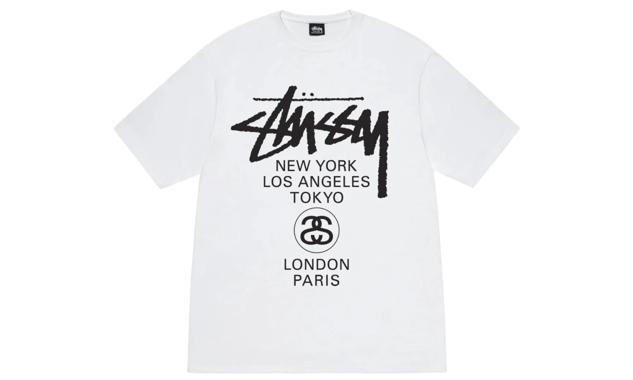 Tričko Stüssy World Tour Tee White - SneakerDefinition