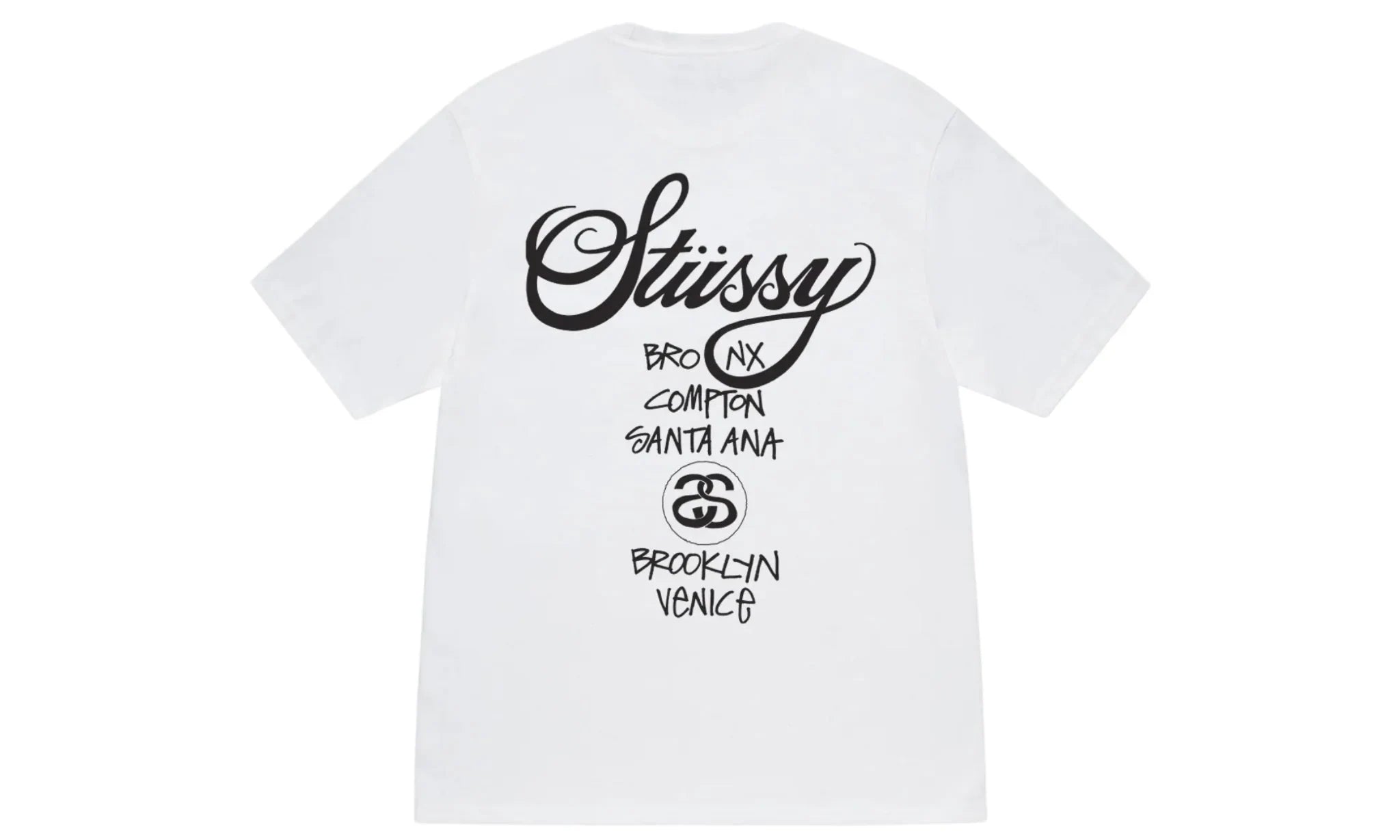 Tričko Stüssy World Tour Tee White - SneakerDefinition