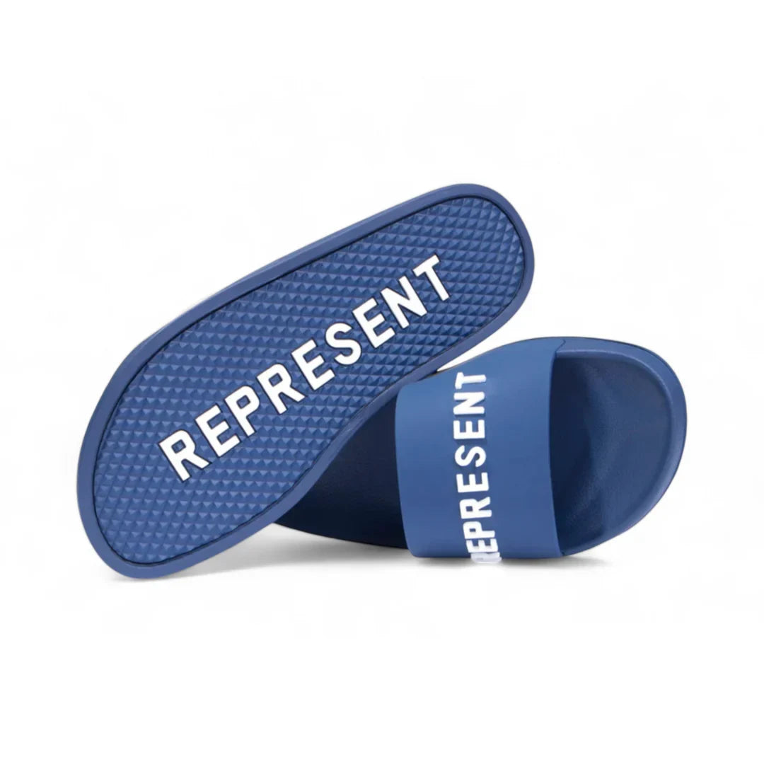 Obuv Represent Pool Slide Cobalt – Pánské pantofle - SneakerDefinition