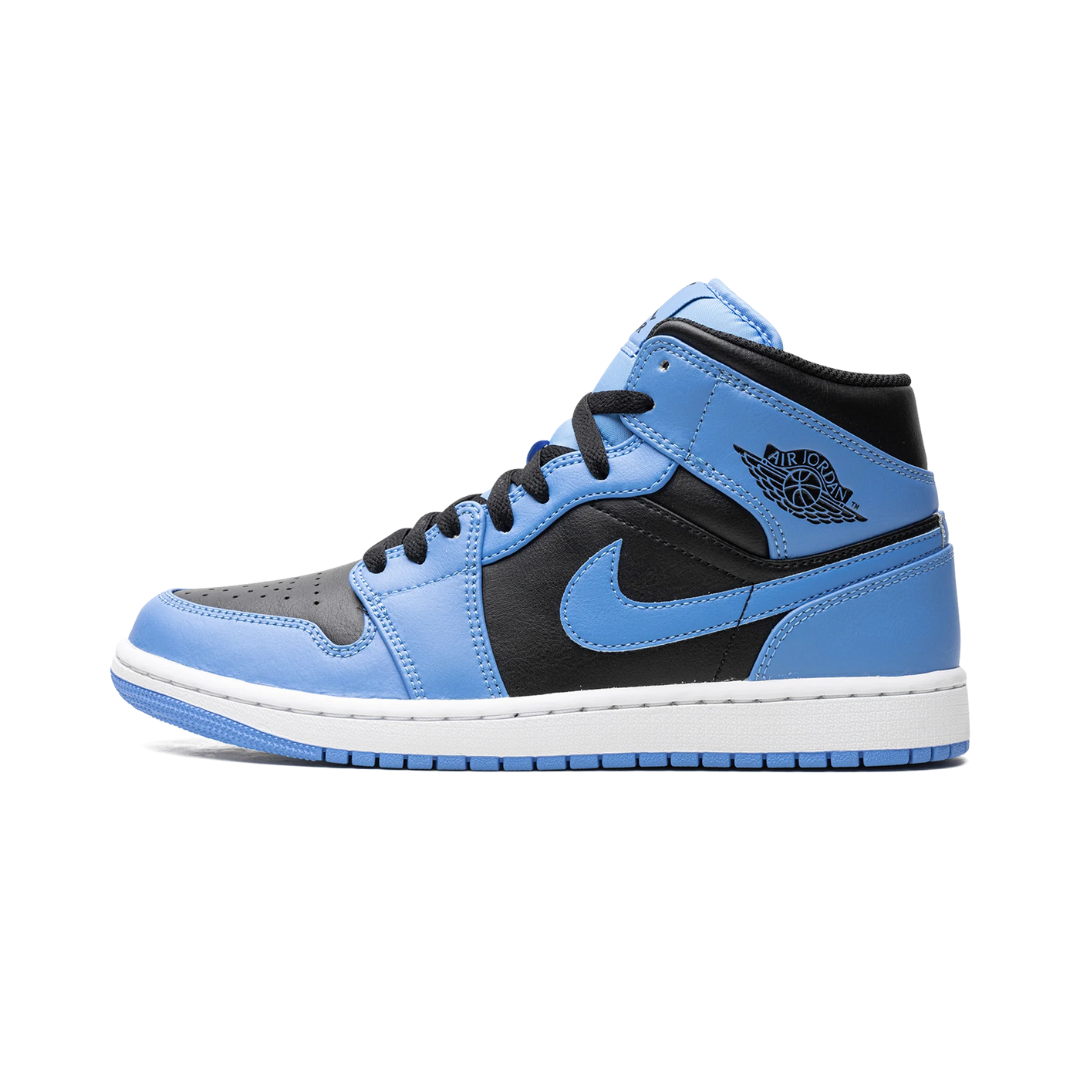Air Jordan 1 Mid University Blue Black