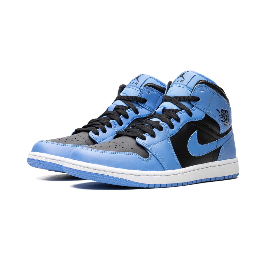 Air Jordan 1 Mid University Blue Black