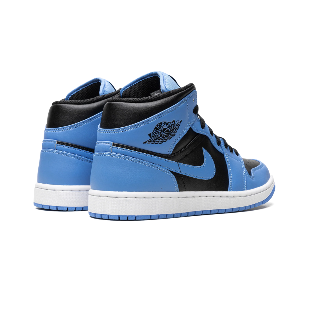 Air Jordan 1 Mid University Blue Black