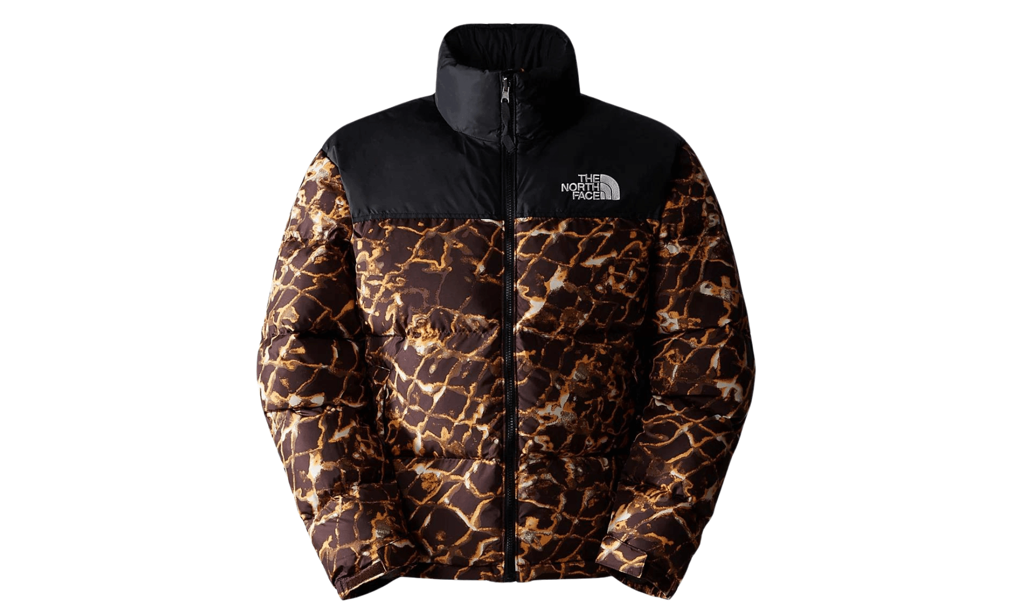 Bunda The North Face 1996 Retro Nuptse 700 Fill Jacket Coal Brown Water Distortion - SneakerDefinition