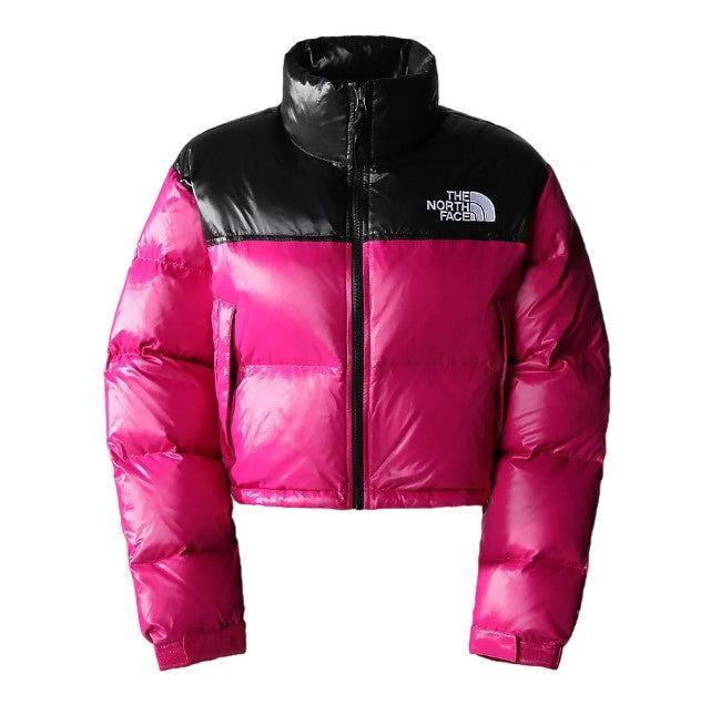 Bunda The North Face Nuptse Short Jacket Fushia Pink - SneakerDefinition