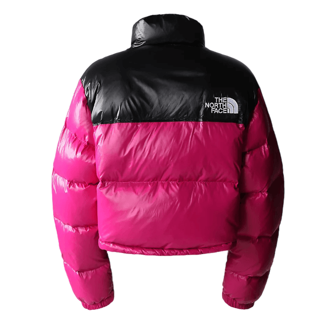 Bunda The North Face Nuptse Short Jacket Fushia Pink - SneakerDefinition