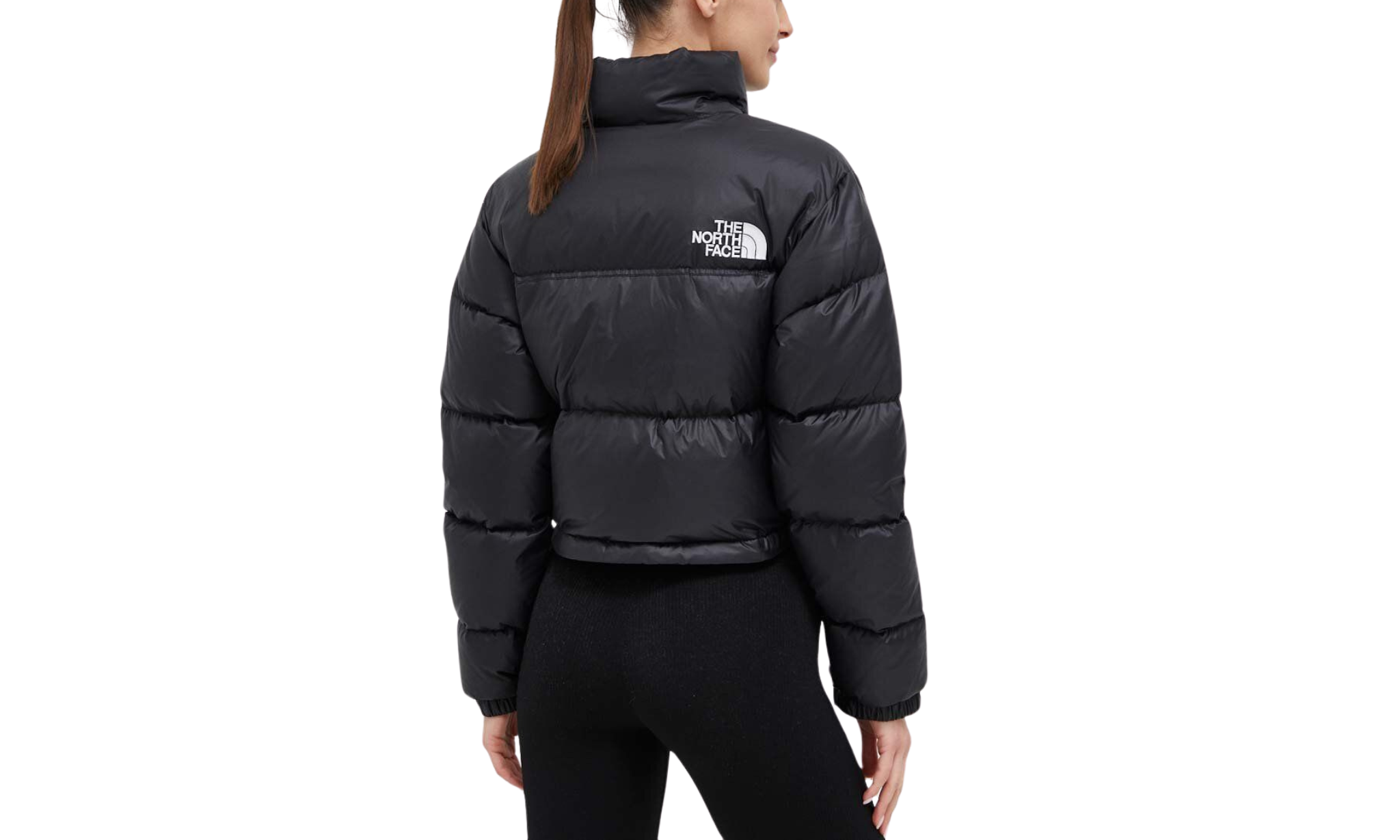 Bunda The North Face Womens Nuptse 700 Fill Short Jacket Black - SneakerDefinition