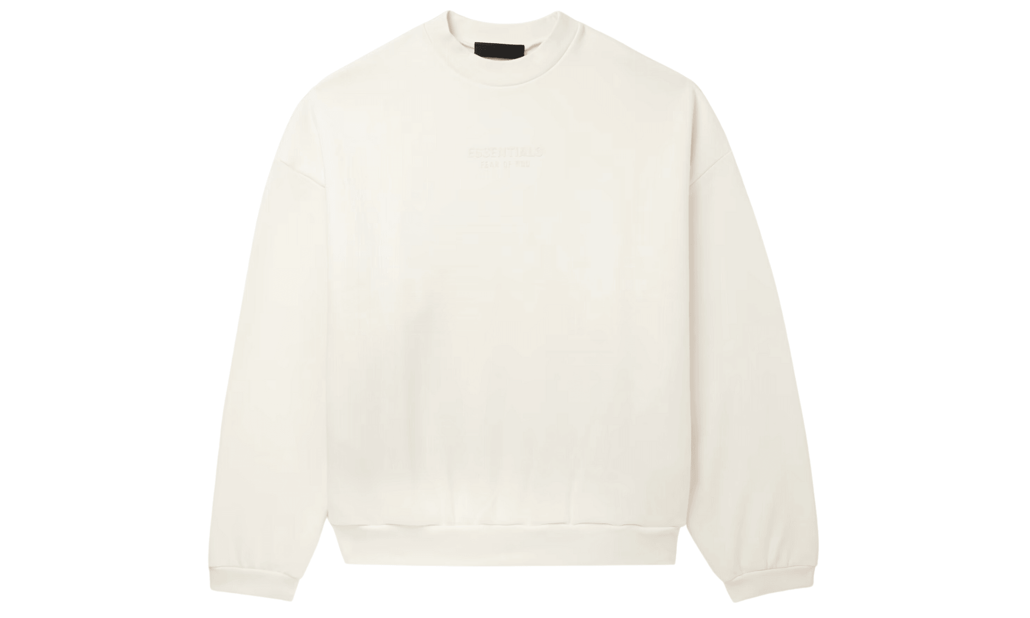 Mikina Fear Of God Essentials Logo-Appliquéd Sweatshirt White - SneakerDefinition