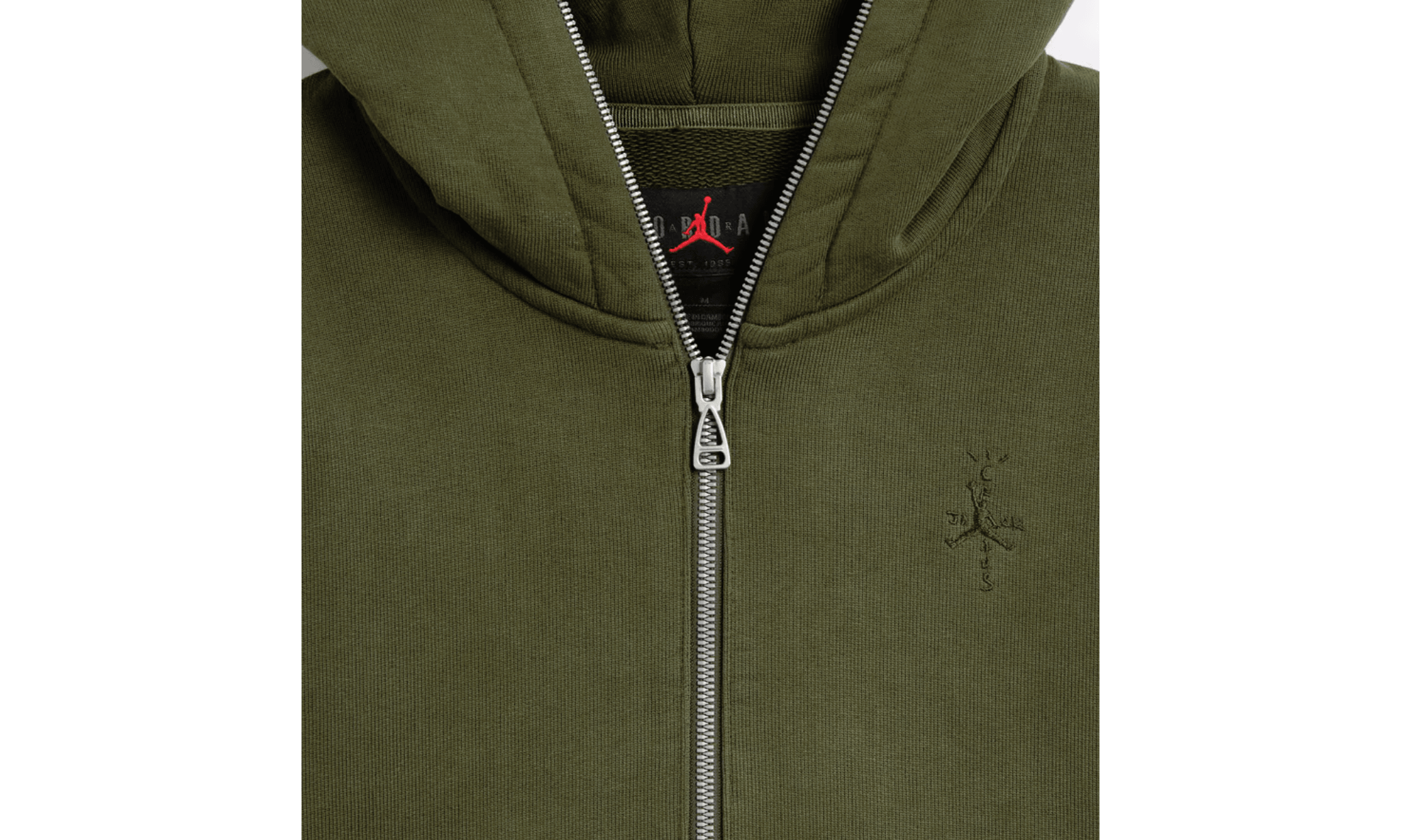 Mikina Jordan x Travis Scott Full-Zip Hoodie Cargo Khaki - SneakerDefinition