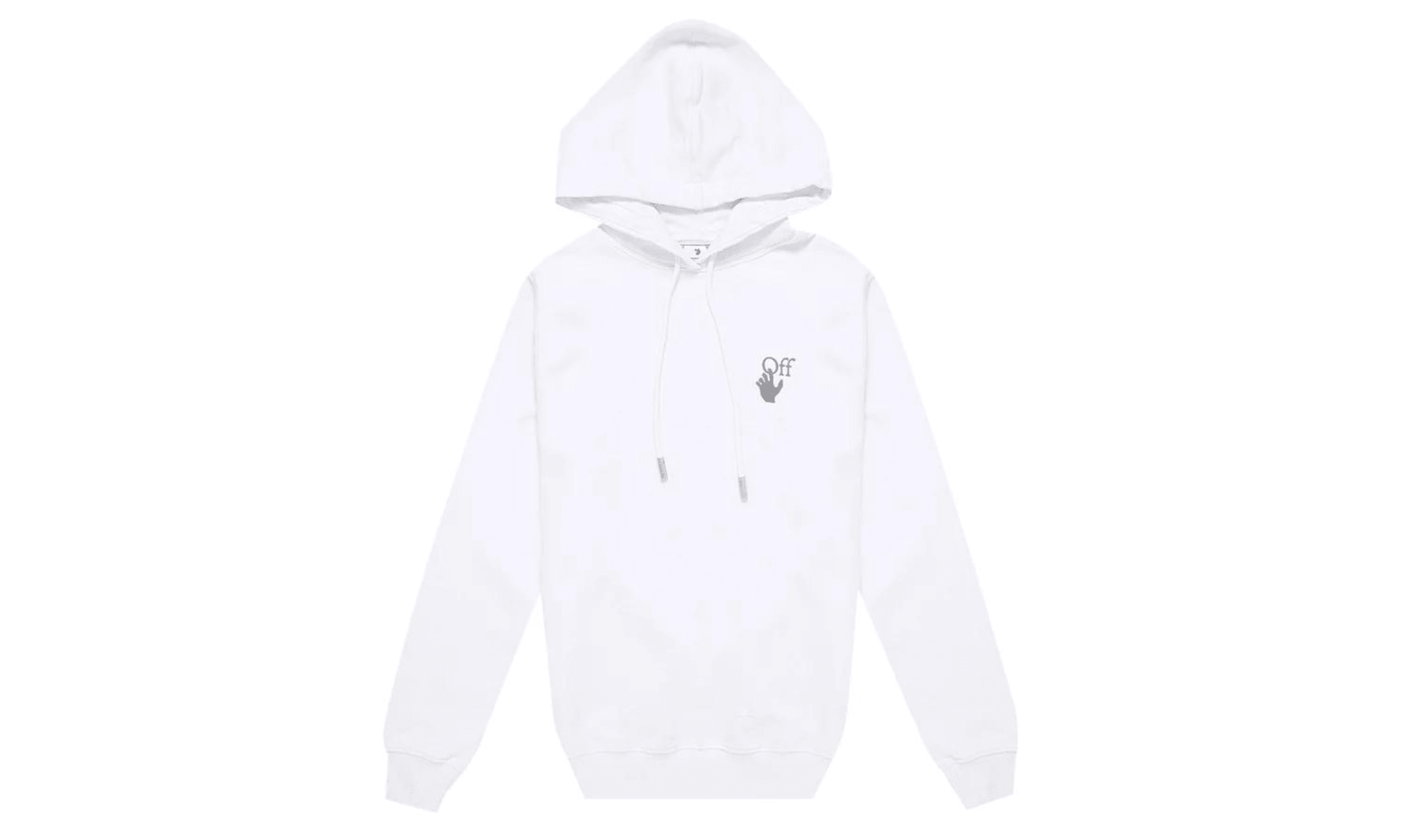 Mikina Off-White Chine Arrows Reg Hoodie 2021 White - SneakerDefinition