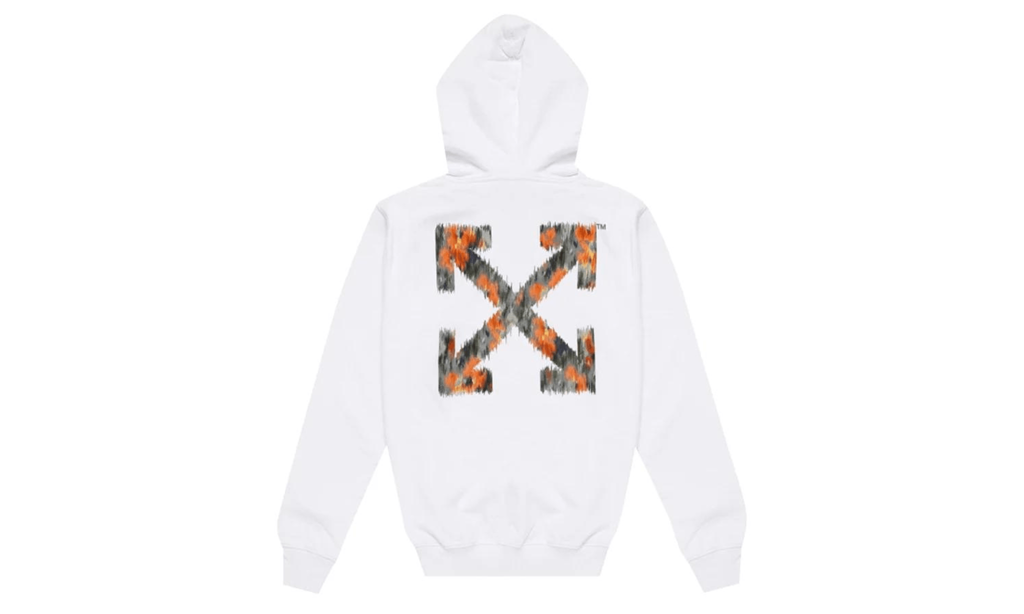 Mikina Off-White Chine Arrows Reg Hoodie 2021 White - SneakerDefinition