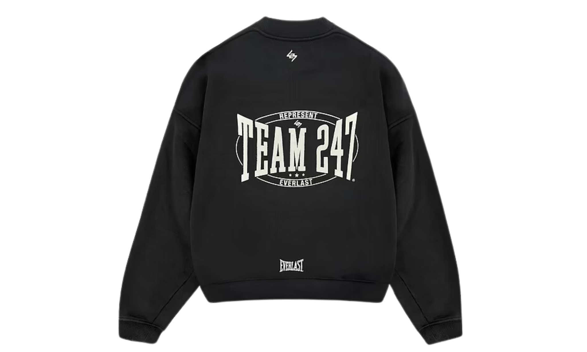 Mikina Represent 247 X Everlast Training Camp Boxy Sweater - Off Black - SneakerDefinition