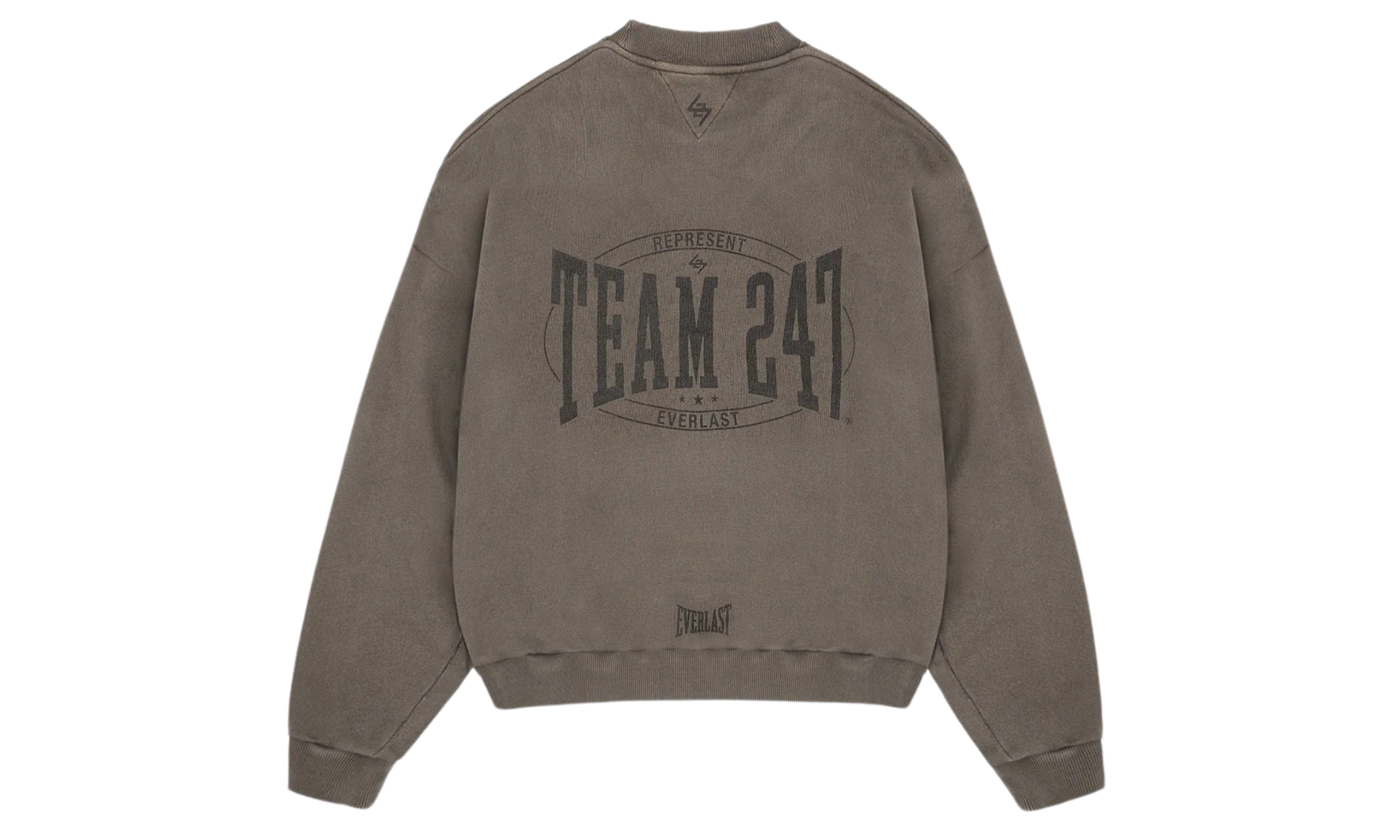 Mikina Represent 247 X Everlast Training Camp Boxy Sweater - Washed Brown - SneakerDefinition