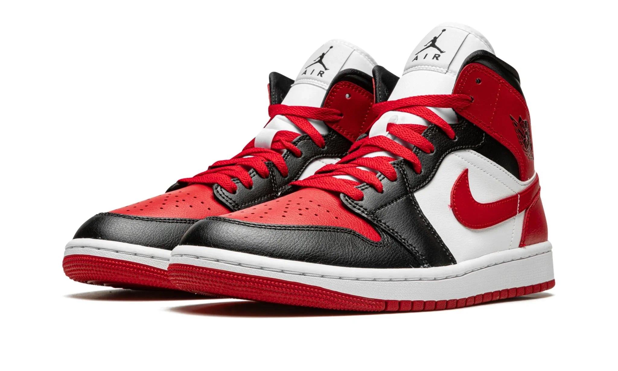 Obuv Air Jordan 1 Mid White Bred Toe (W) - SneakerDefinition