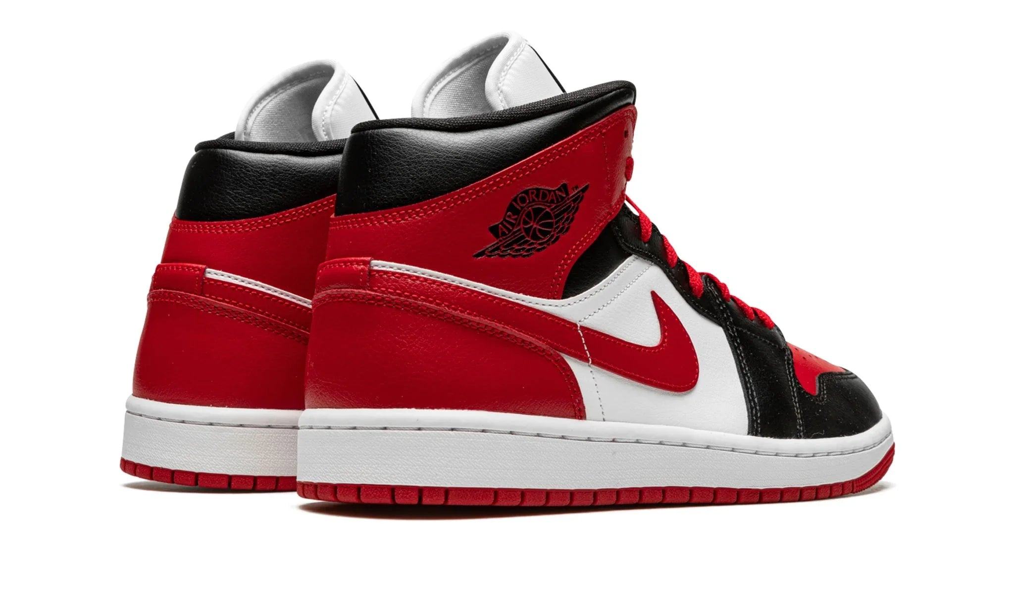 Obuv Air Jordan 1 Mid White Bred Toe (W) - SneakerDefinition