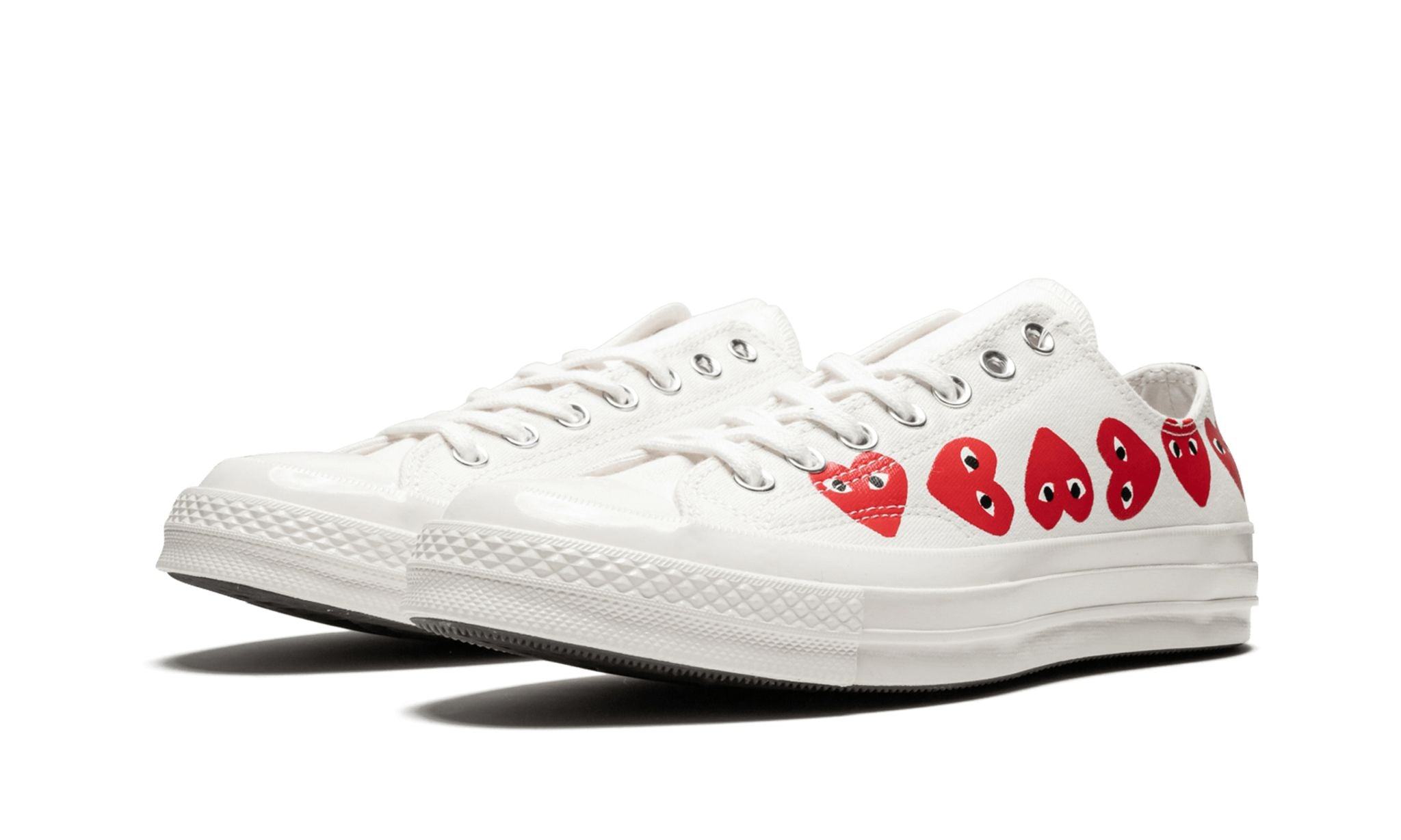 Obuv Converse Chuck Taylor All Star 70 Ox Comme des Garcons PLAY Multi-Heart White - SneakerDefinition