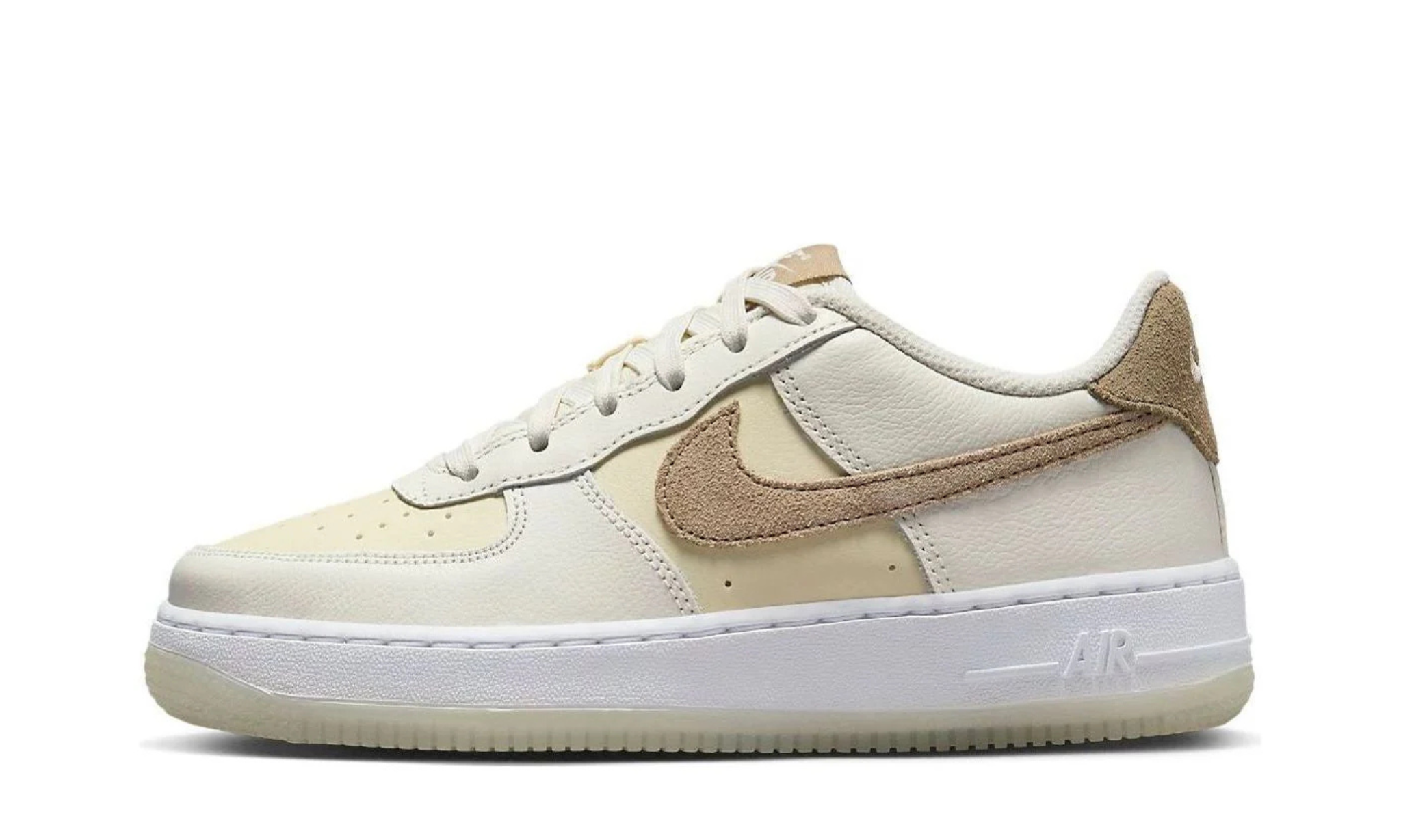 Obuv Nike Air Force 1 Low LV8 5 Sail Coconut Milk White Khaki (GS) - SneakerDefinition