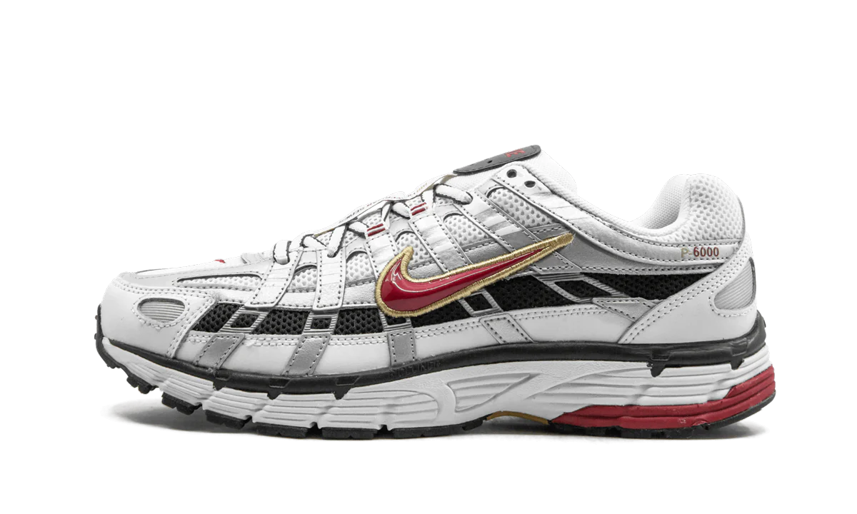 Obuv Nike P-6000 White Gold Red (W) - SneakerDefinition