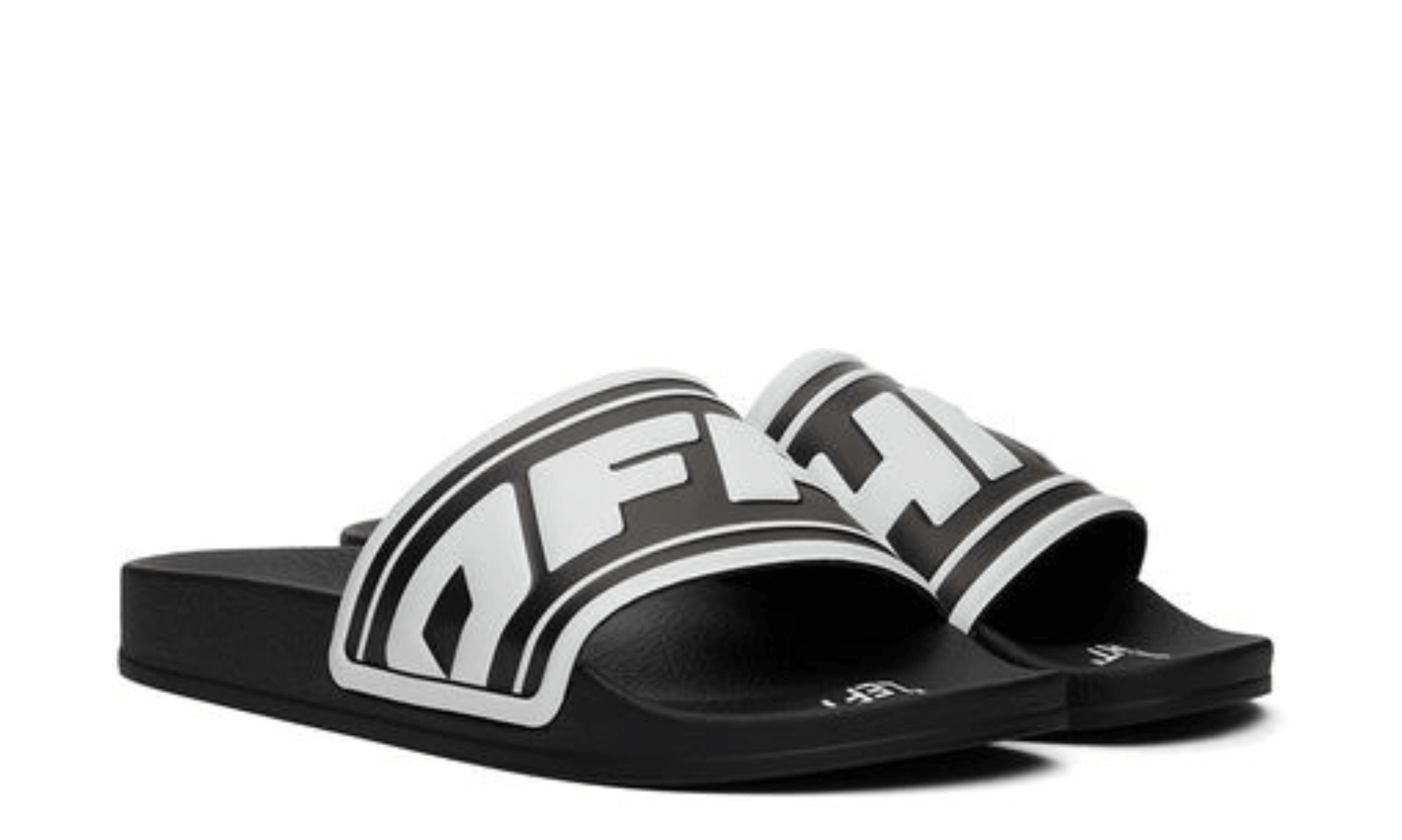 Obuv Off-White Pool Slides 2022 Black - SneakerDefinition