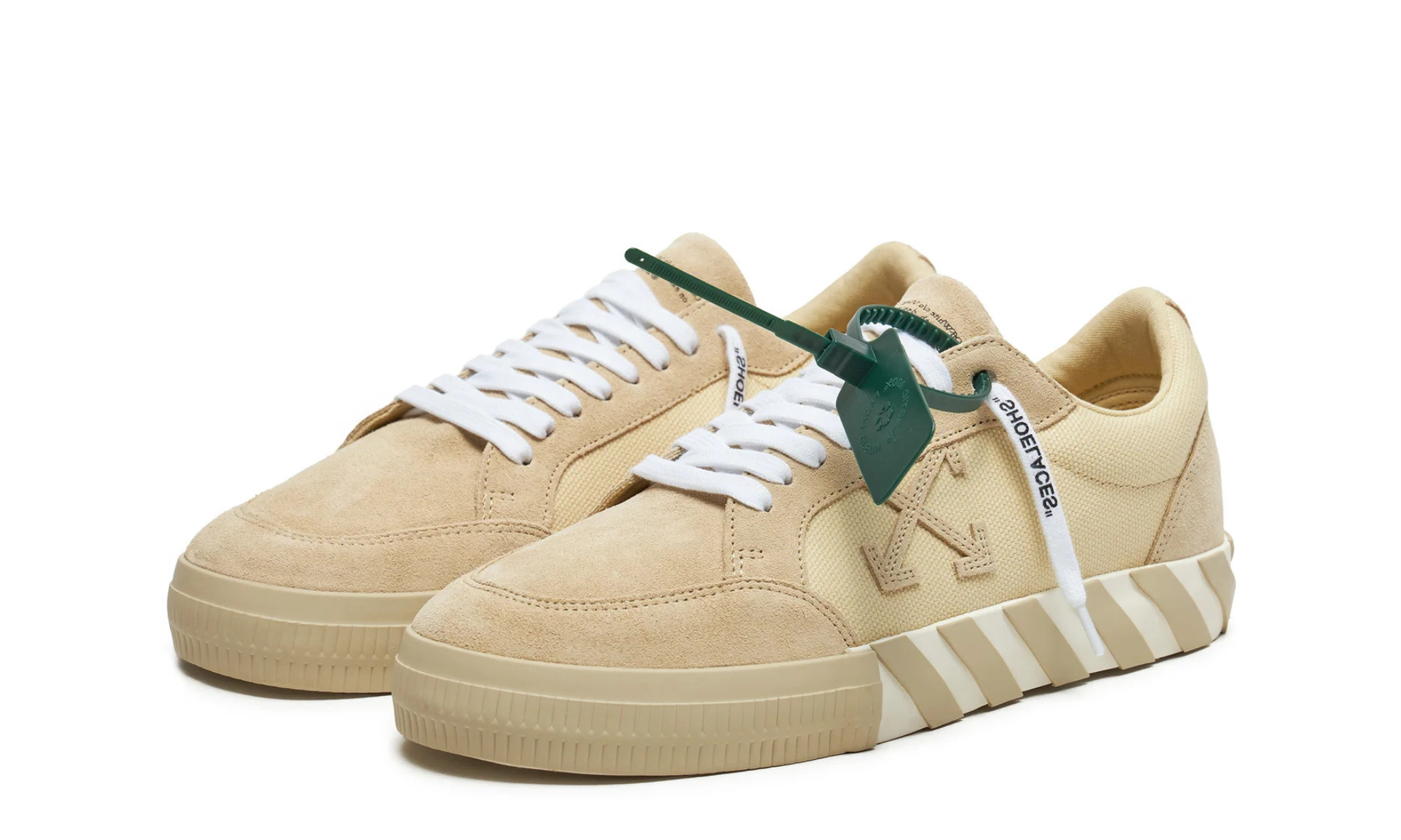 Obuv OFF-WHITE Vulc Low Beige White (2022) - SneakerDefinition